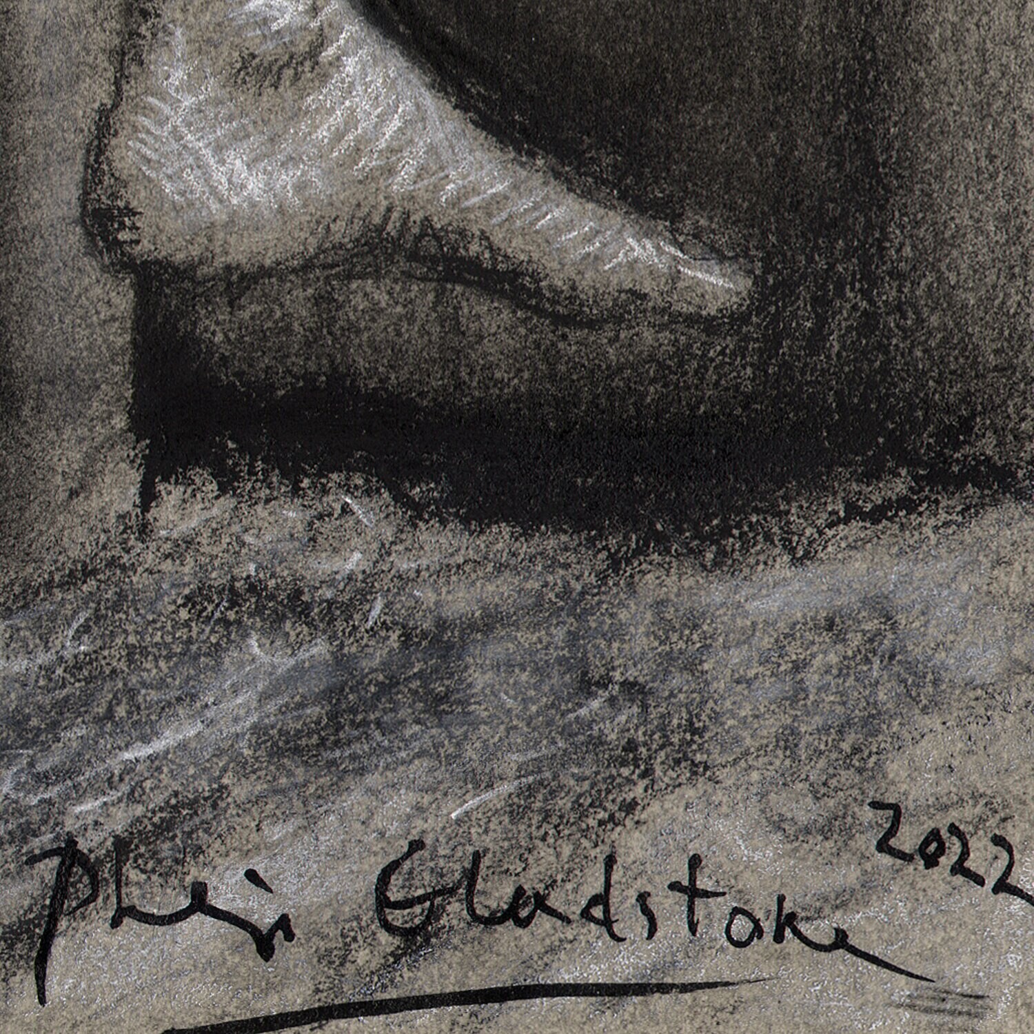 "Malaise" Original Charcoal Drawing | Framing Available