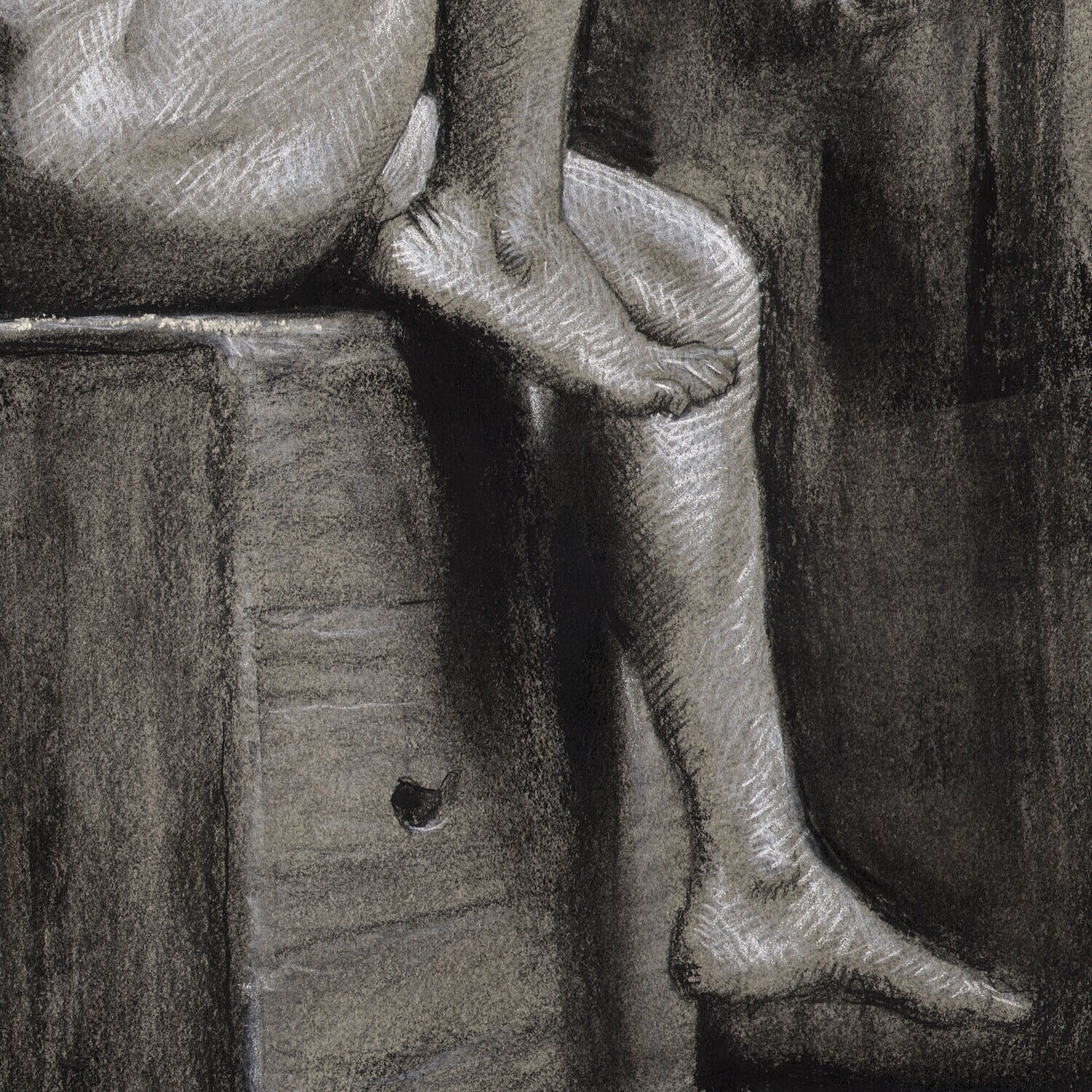 "Malaise" Original Charcoal Drawing | Framing Available