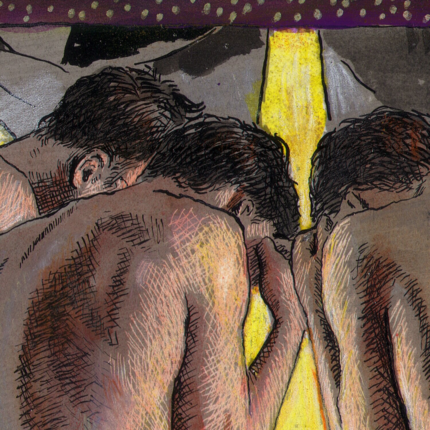 "Why War?" Original Mixed-Media Work on Paper