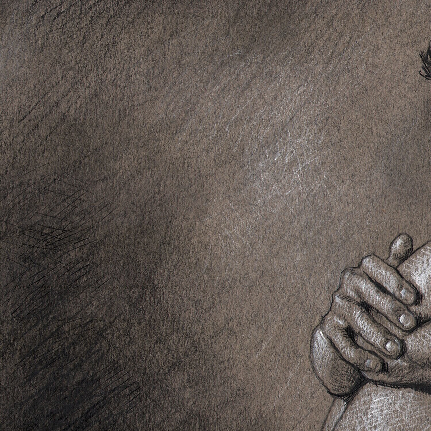 "Contained" Original Charcoal Drawing | Frame Option | Free Shipping Worldwide