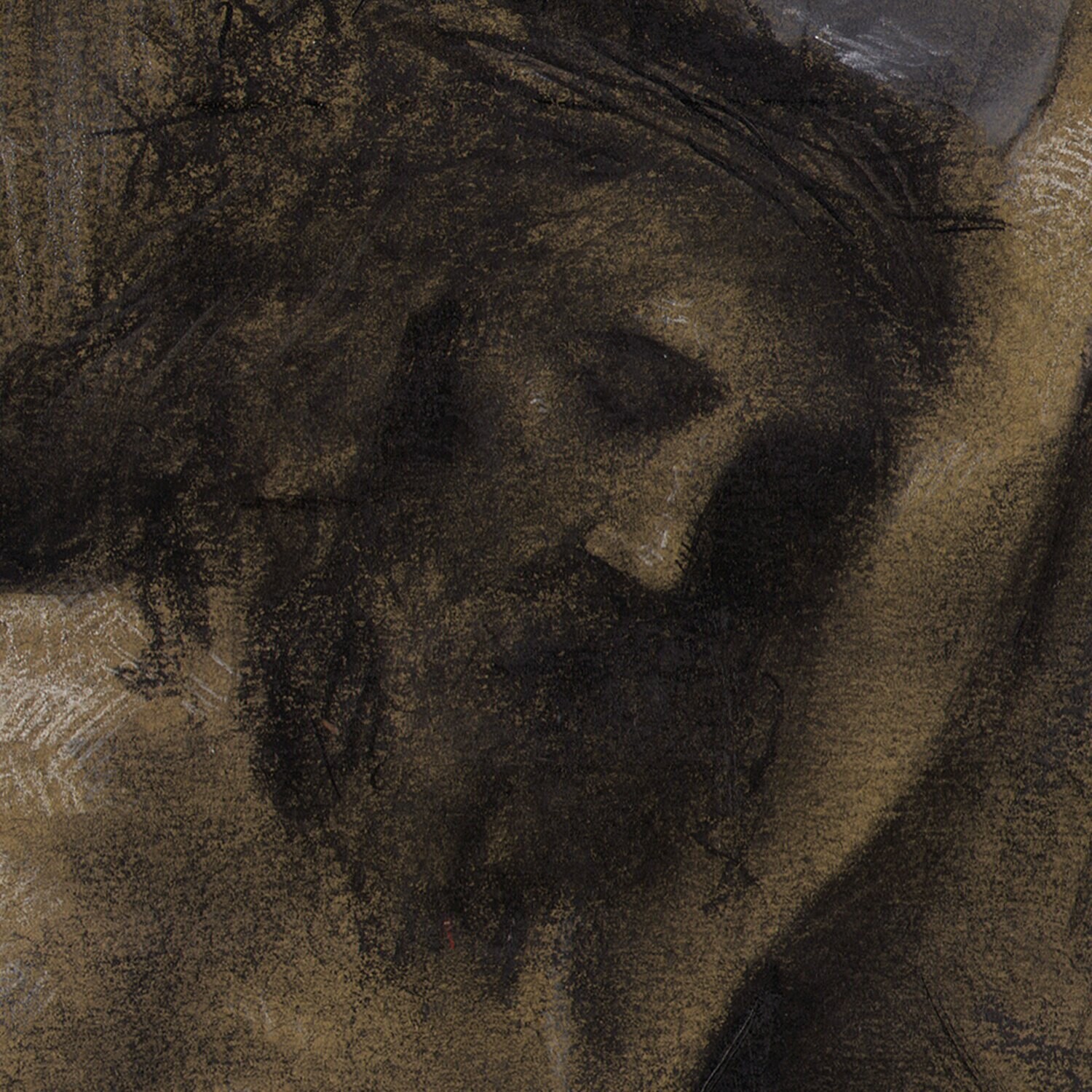 "Compassion" (after Bouguereau) Original Mixed-Media Drawing | Frame Option | Free Shipping Worldwide