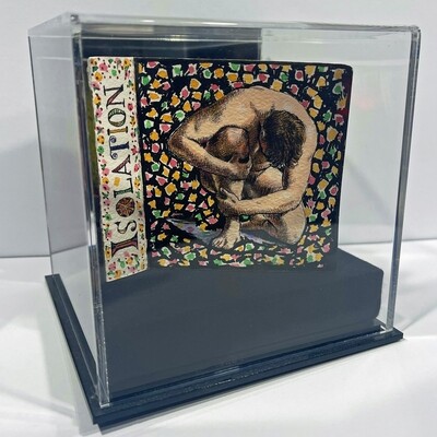 "Isolation: A Memento of the Year 2020" Miniature Hand-Drawn Folio Book | Free Shipping Worldwide