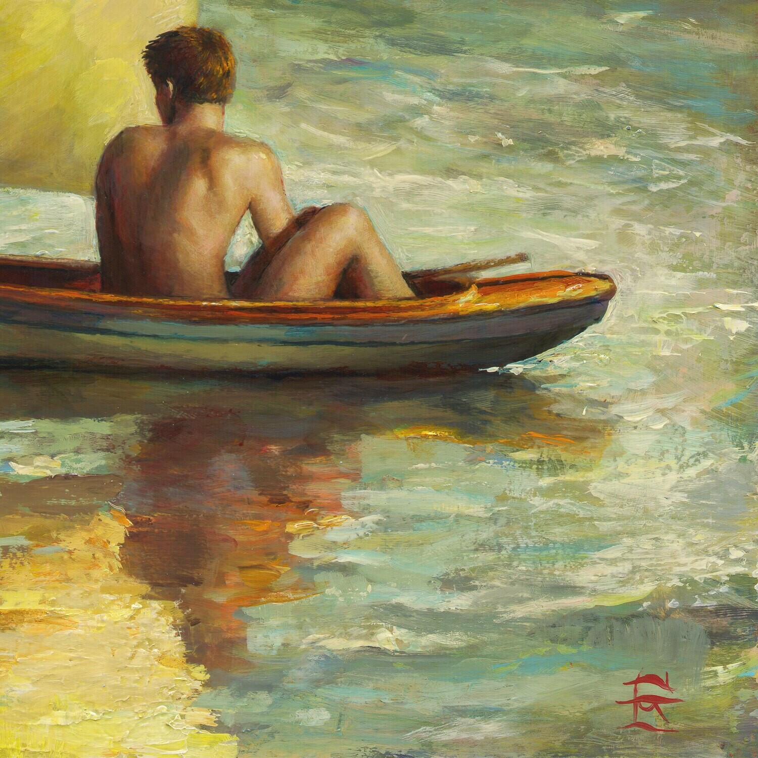 "Quietude" Original Painting on Panel | Free Shipping Worldwide