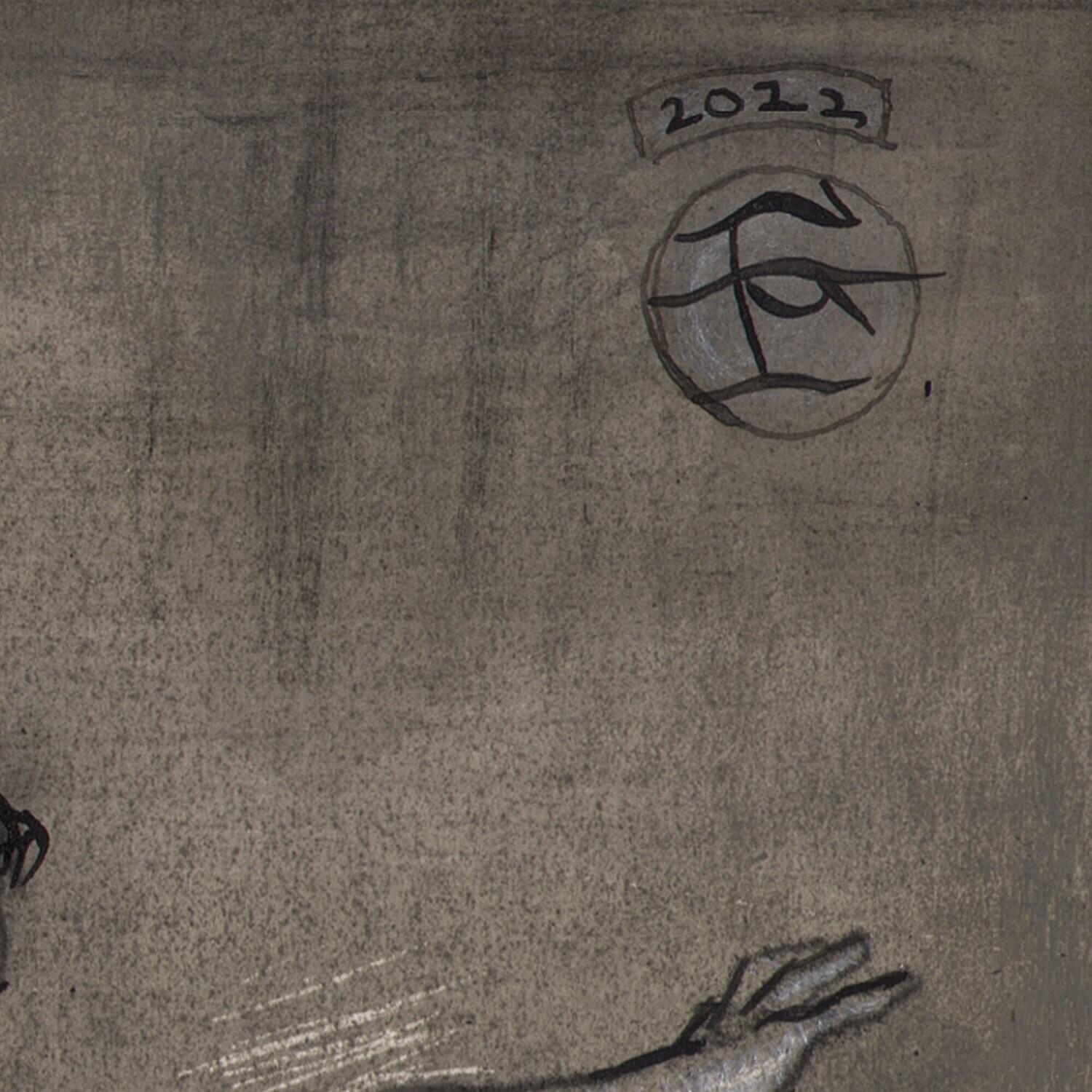 "The Roundabout" Original Grisaille Work on Paper