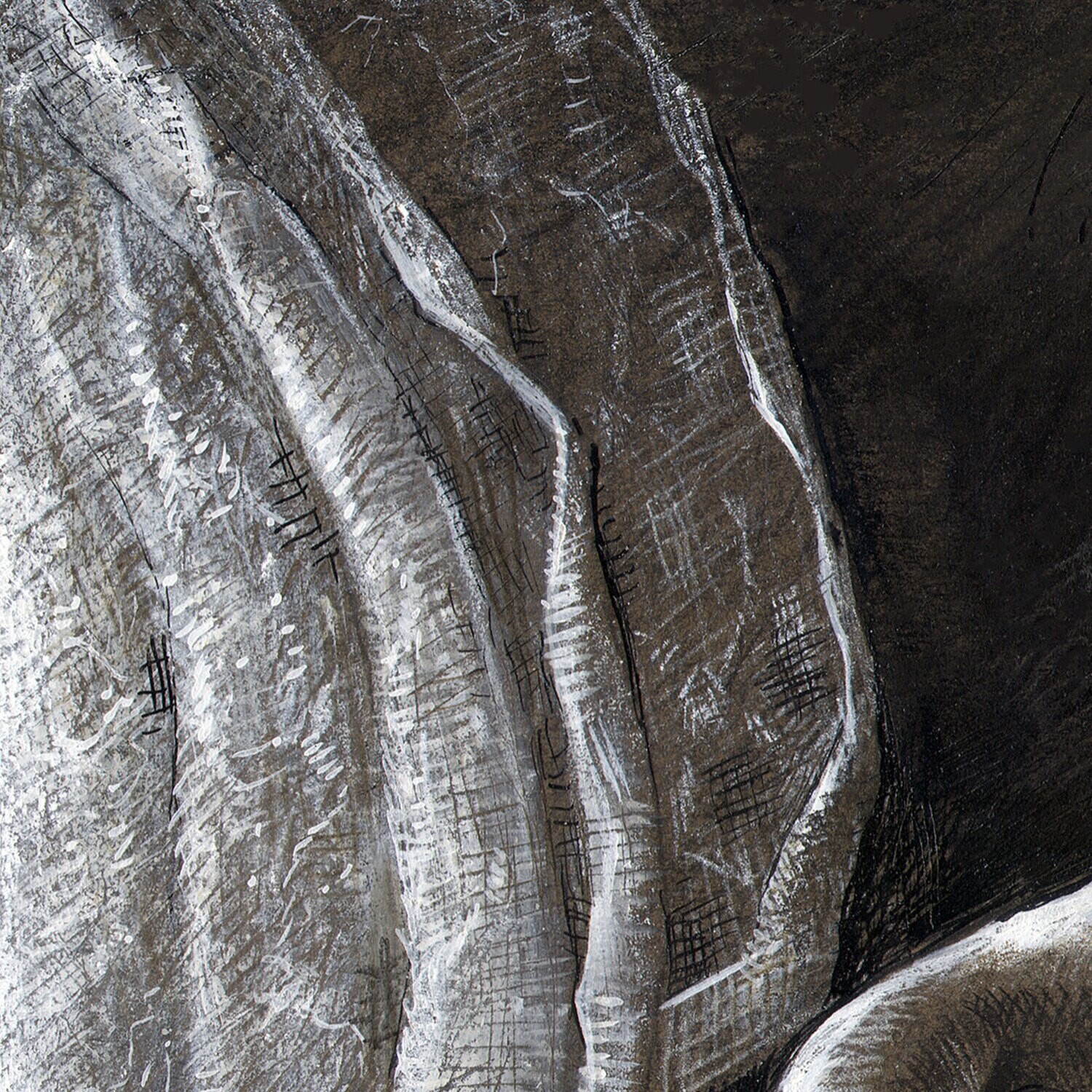 "Lightning Strike" Original Work on Paper | Free Shipping Worldwide