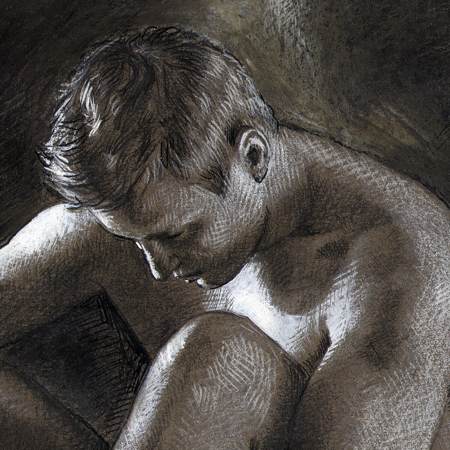 "Lightning Strike" Original Work on Paper | Free Shipping Worldwide