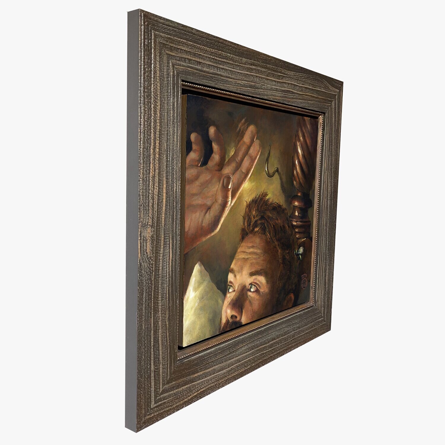 "The Sleepless Summer" Original Framed Painting on Panel | Free Shipping Worldwide