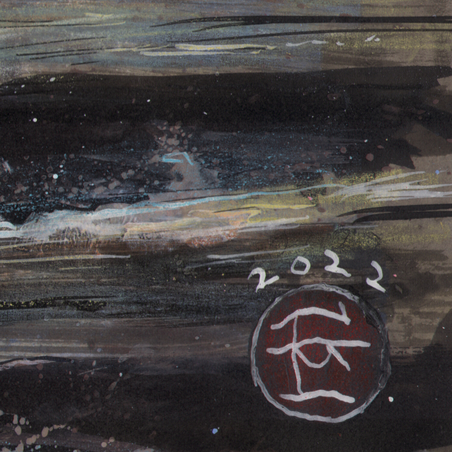 "End of the Line" Original Work on Paper | Free Shipping Worldwide