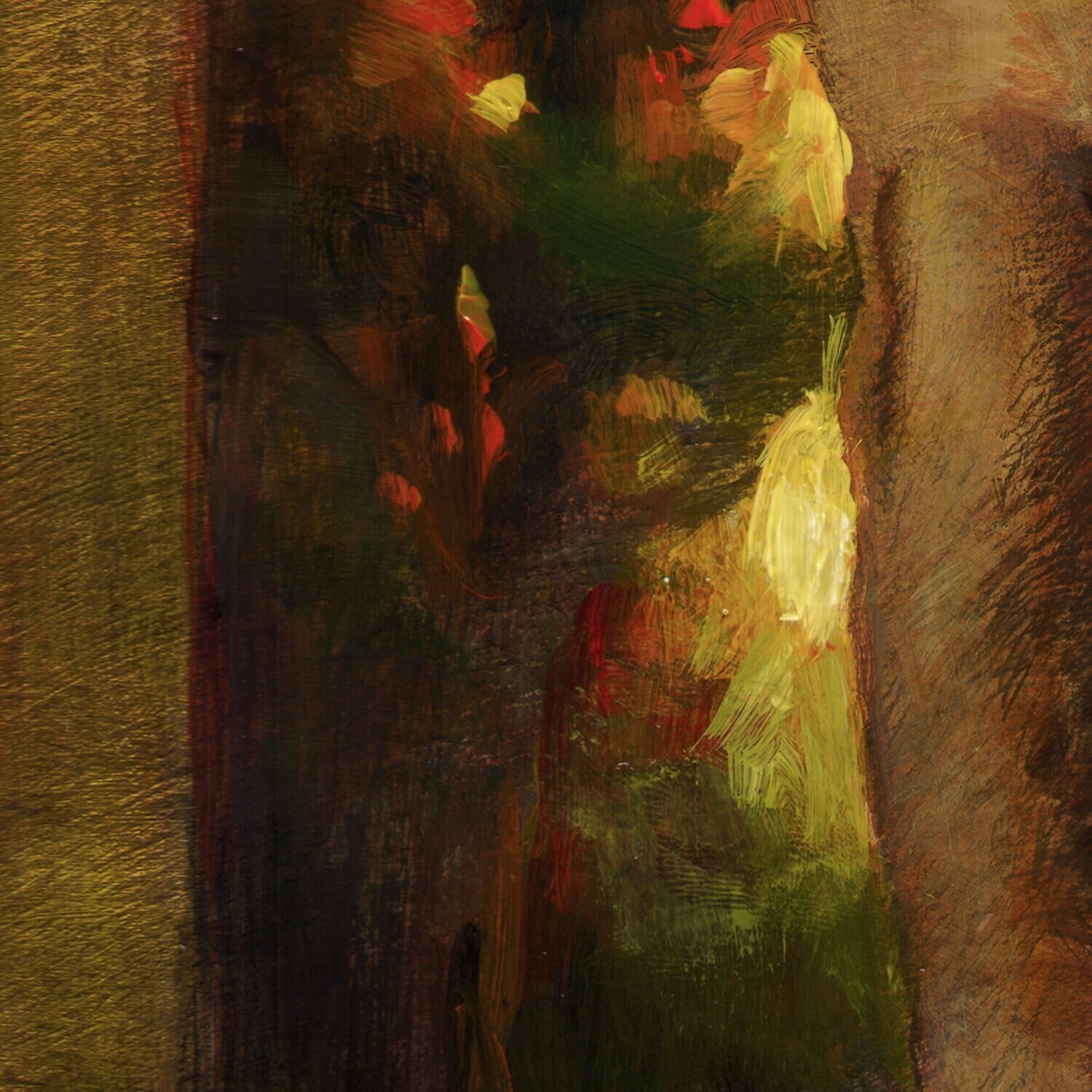 "Awaiting" Original Painting on Panel | Free Shipping Worldwide