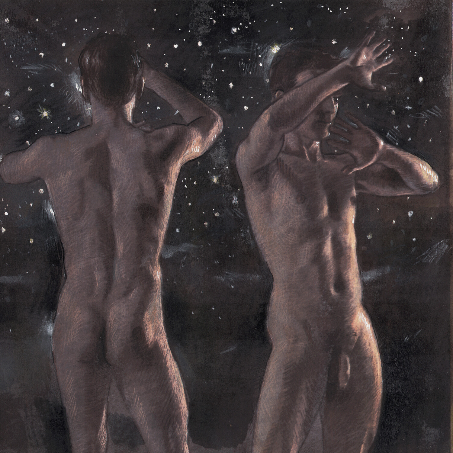 "The Grasping" Unique Hand-Colored Giclée