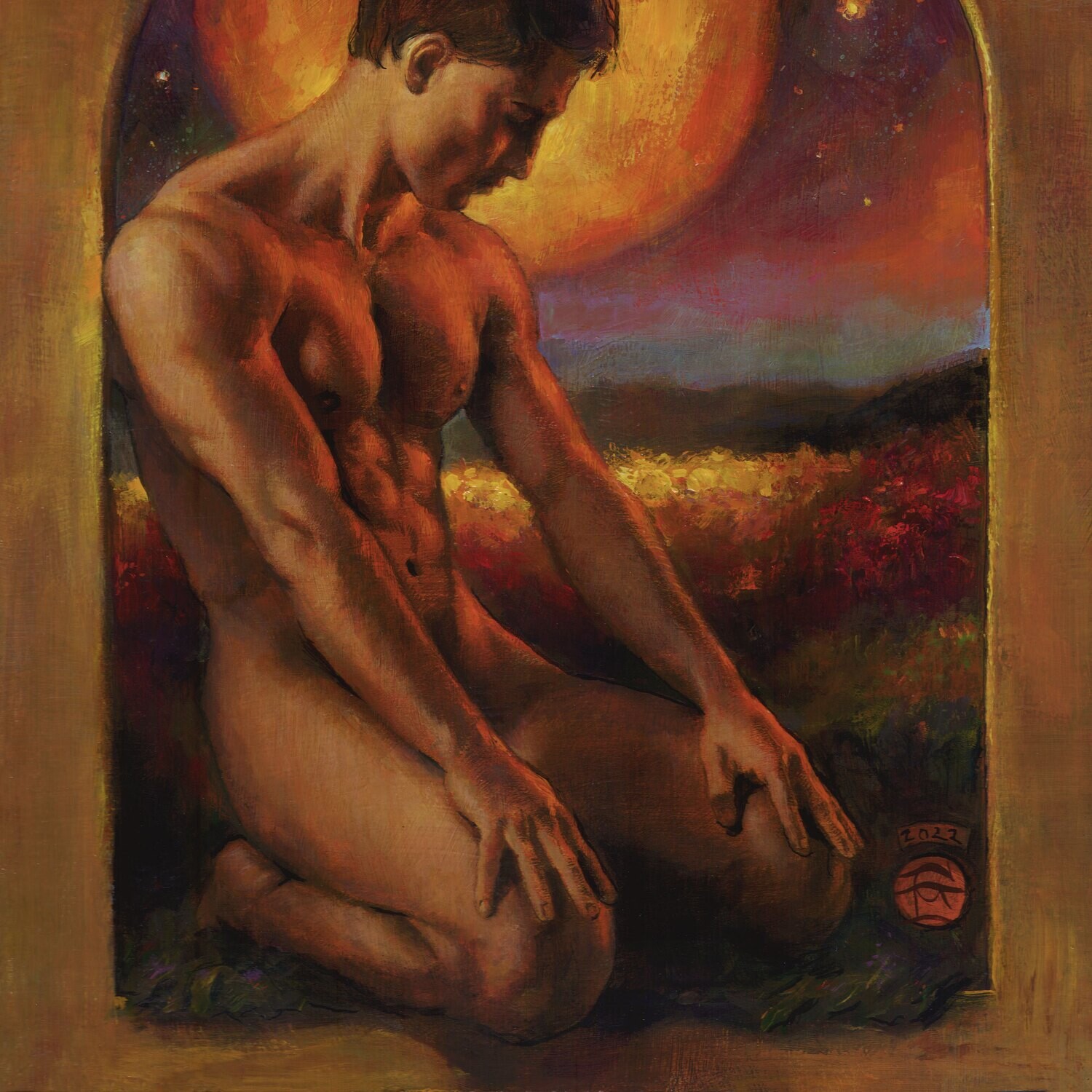 "Harvest" Original Painting on Panel | Free Shipping Worldwide