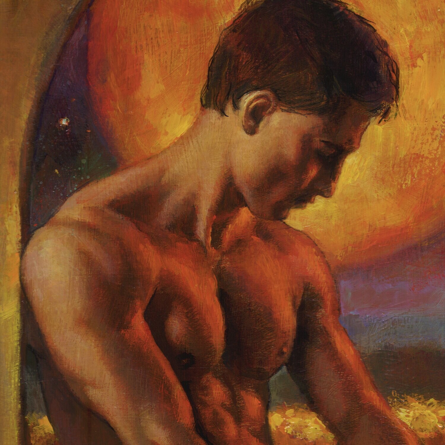 "Harvest" Original Painting on Panel | Free Shipping Worldwide