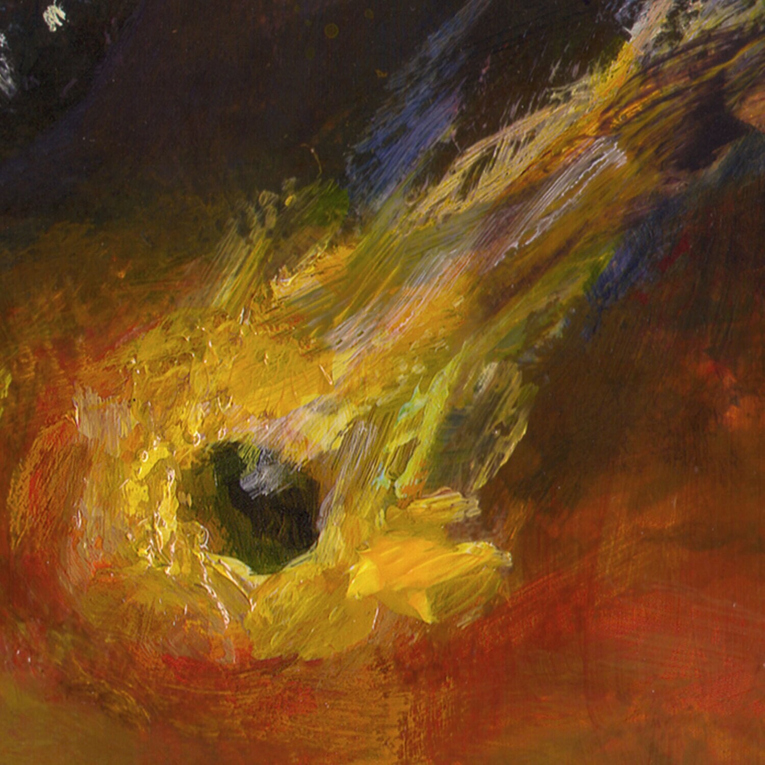 "It's Time" Original Painting on Panel | Free Shipping Worldwide