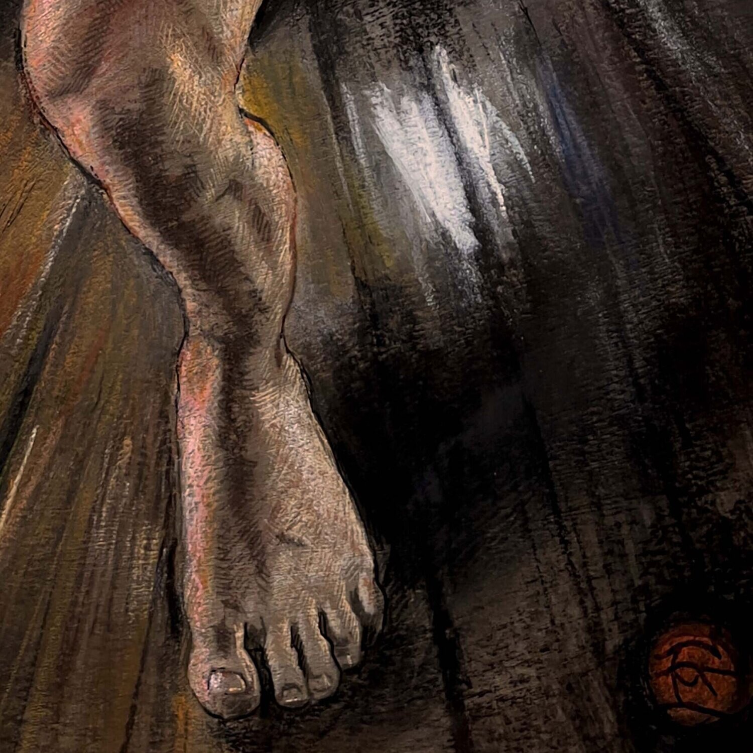 "The Plea" Original Pastel Painting | Free Shipping Worldwide