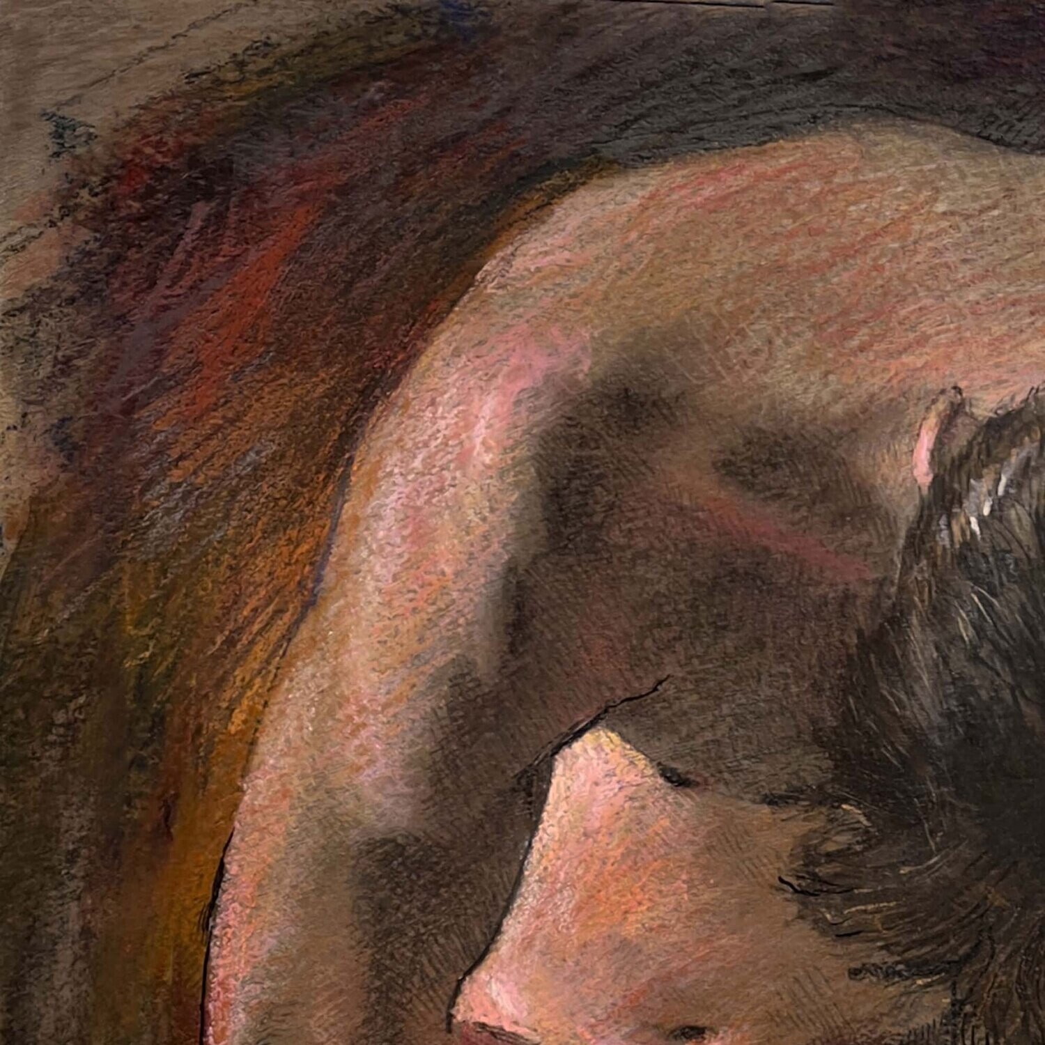 "The Plea" Original Pastel Painting | Free Shipping Worldwide