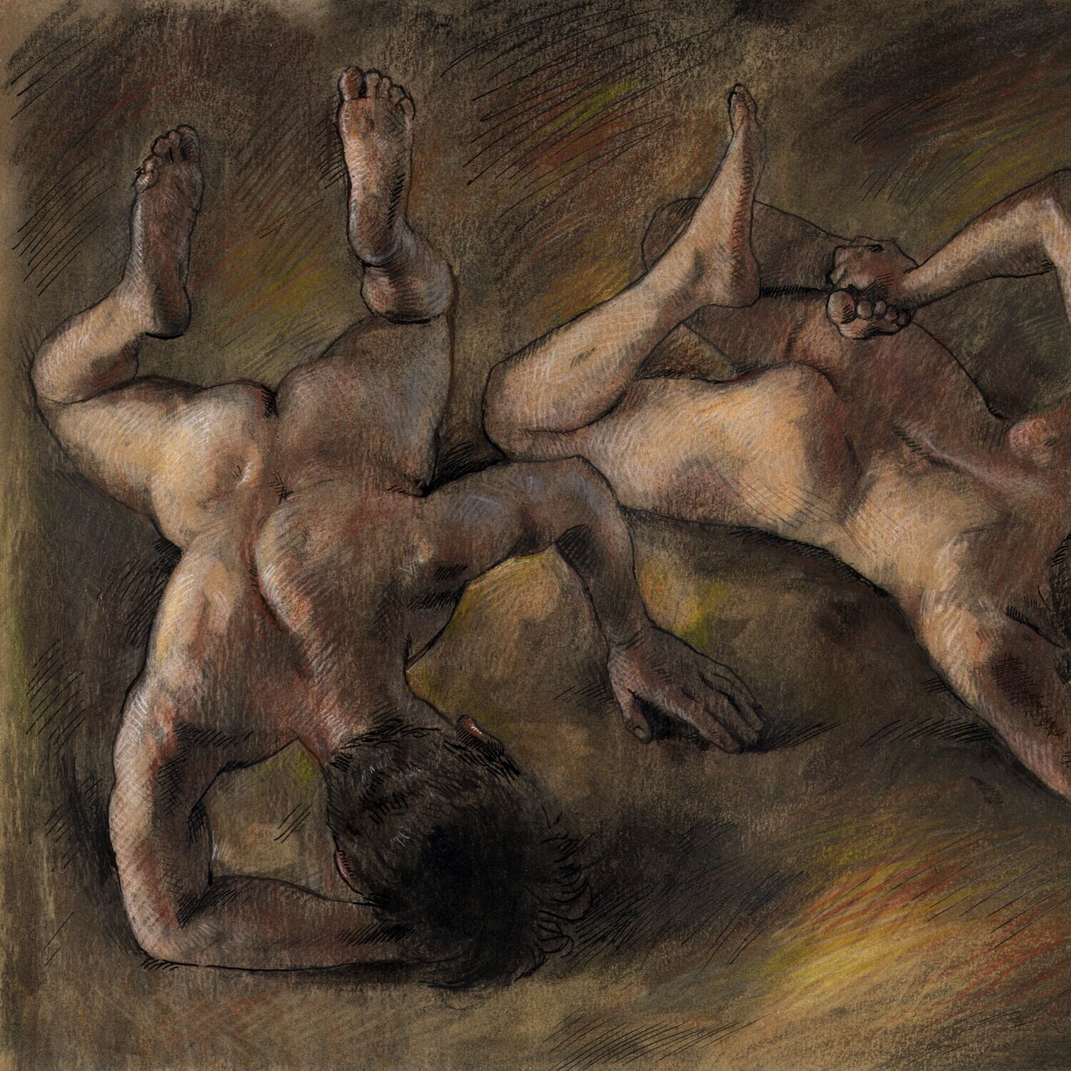 "Fallen" Original Work on Paper | Free Shipping Worldwide