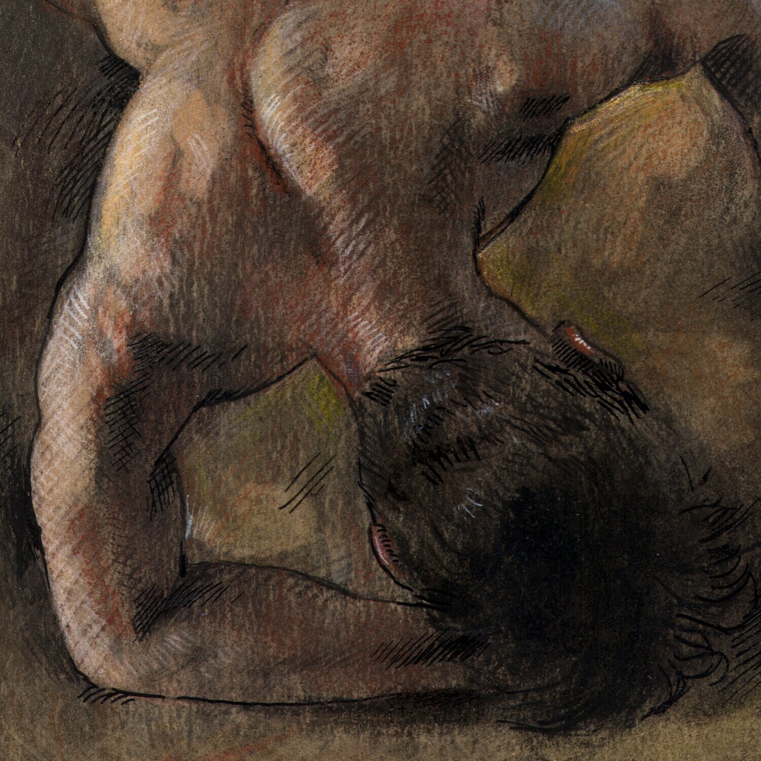 "Fallen" Original Work on Paper | Free Shipping Worldwide