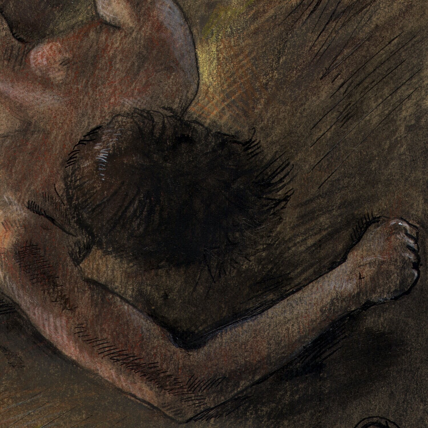 "Fallen" Original Work on Paper | Free Shipping Worldwide