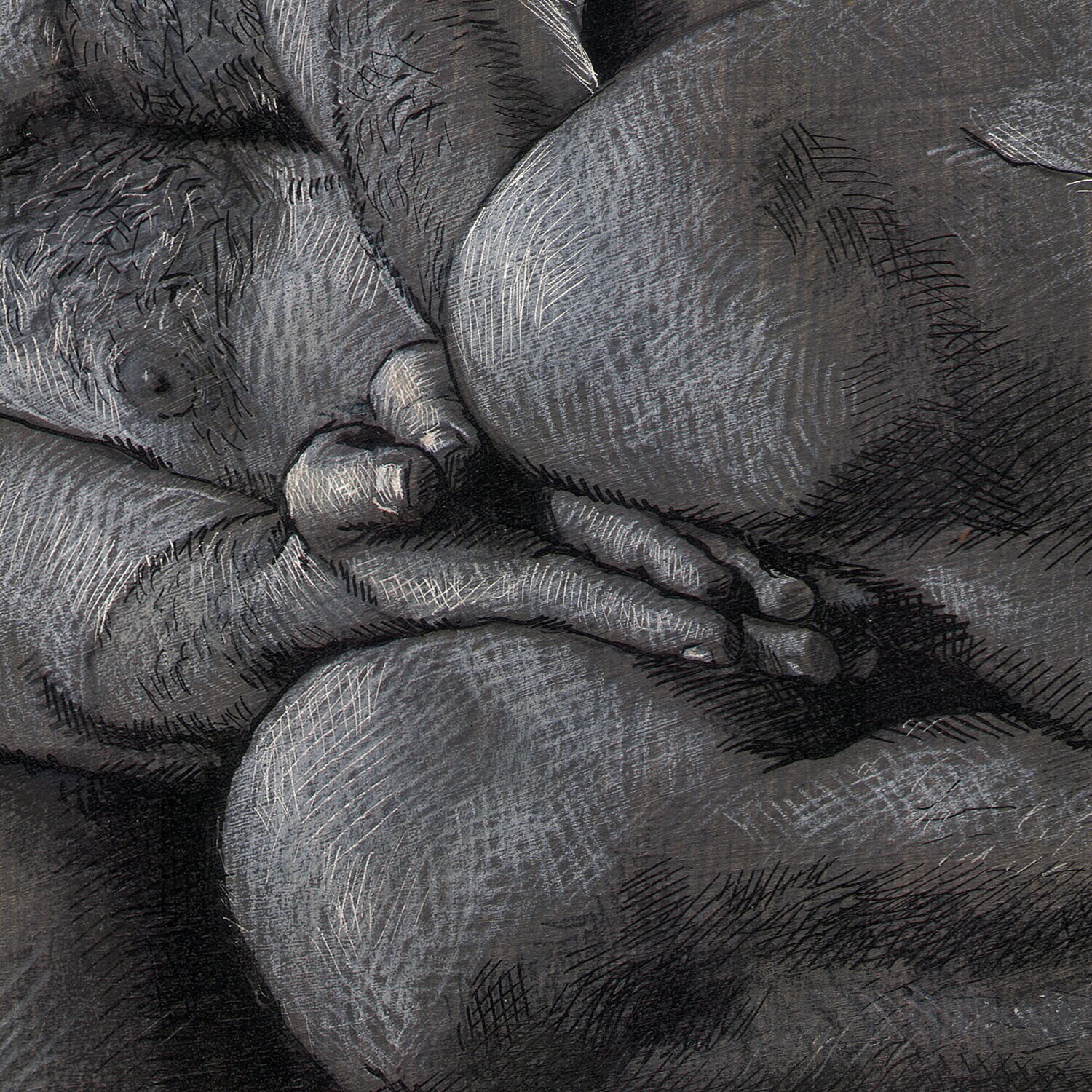 "Hope" Original Grisaille Work on Paper | Free Shipping Worldwide