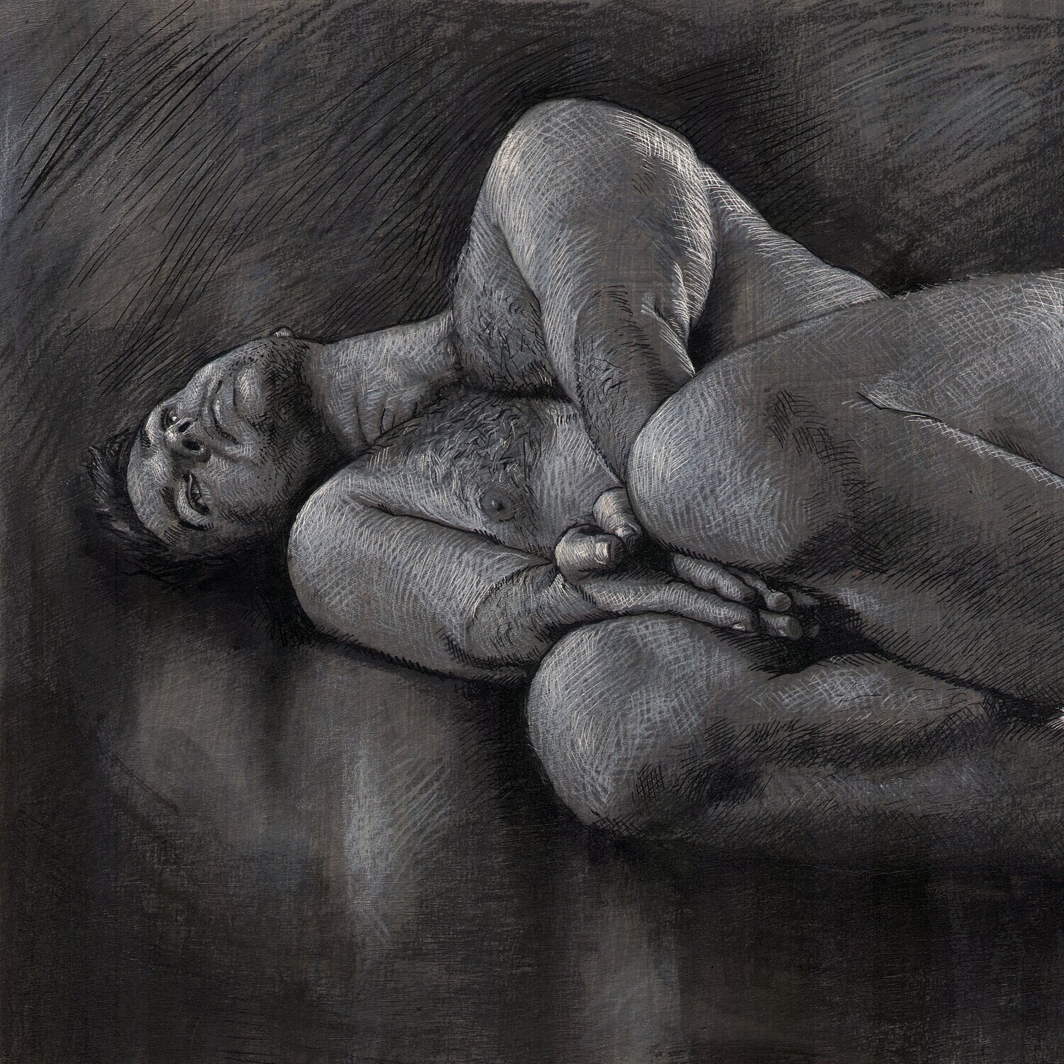"Hope" Original Grisaille Work on Paper | Free Shipping Worldwide