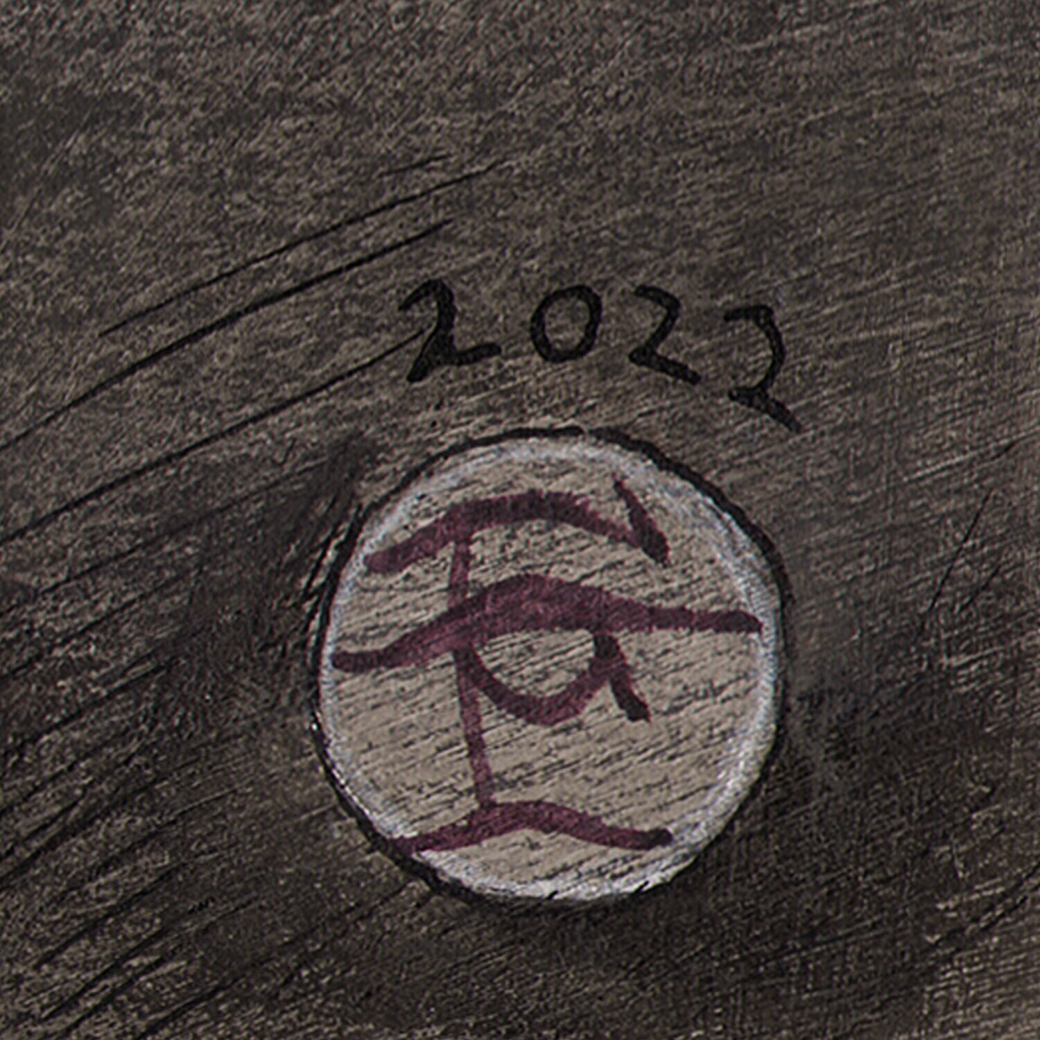 "Turn" Original Grisaille Work on Paper | Free Shipping Worldwide