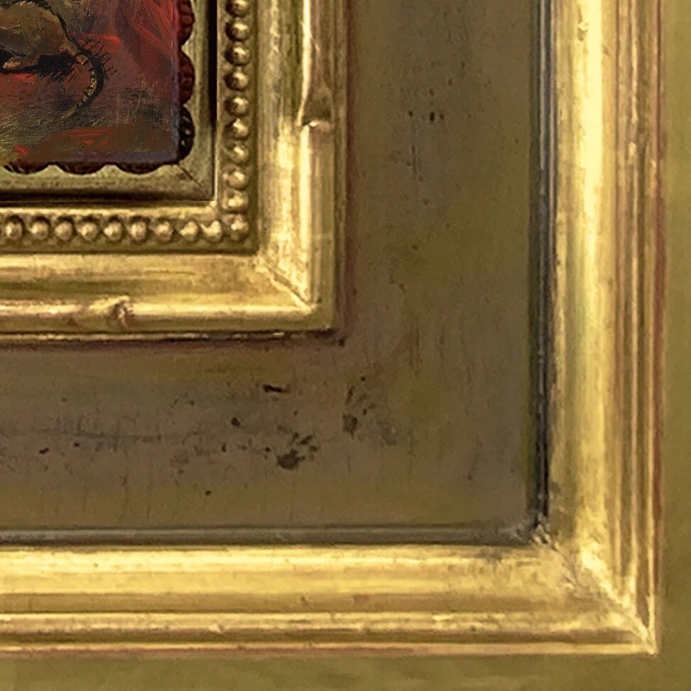 "Hope Springs from the Divide" Original Mixed-Media Work with Integral Artist's Frame | Free Shipping Worldwide