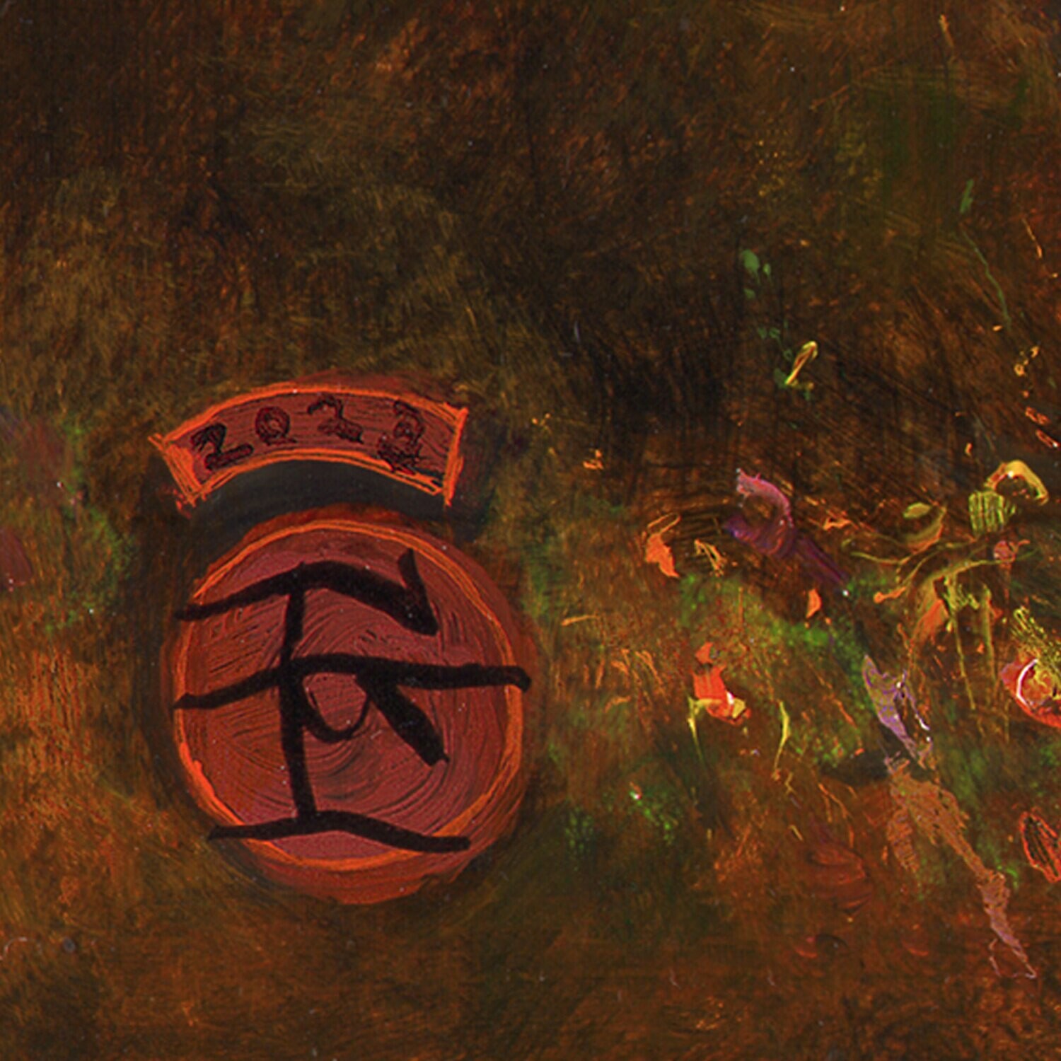 "The Wheel" Original Painting on Panel | Free Shipping Worldwide