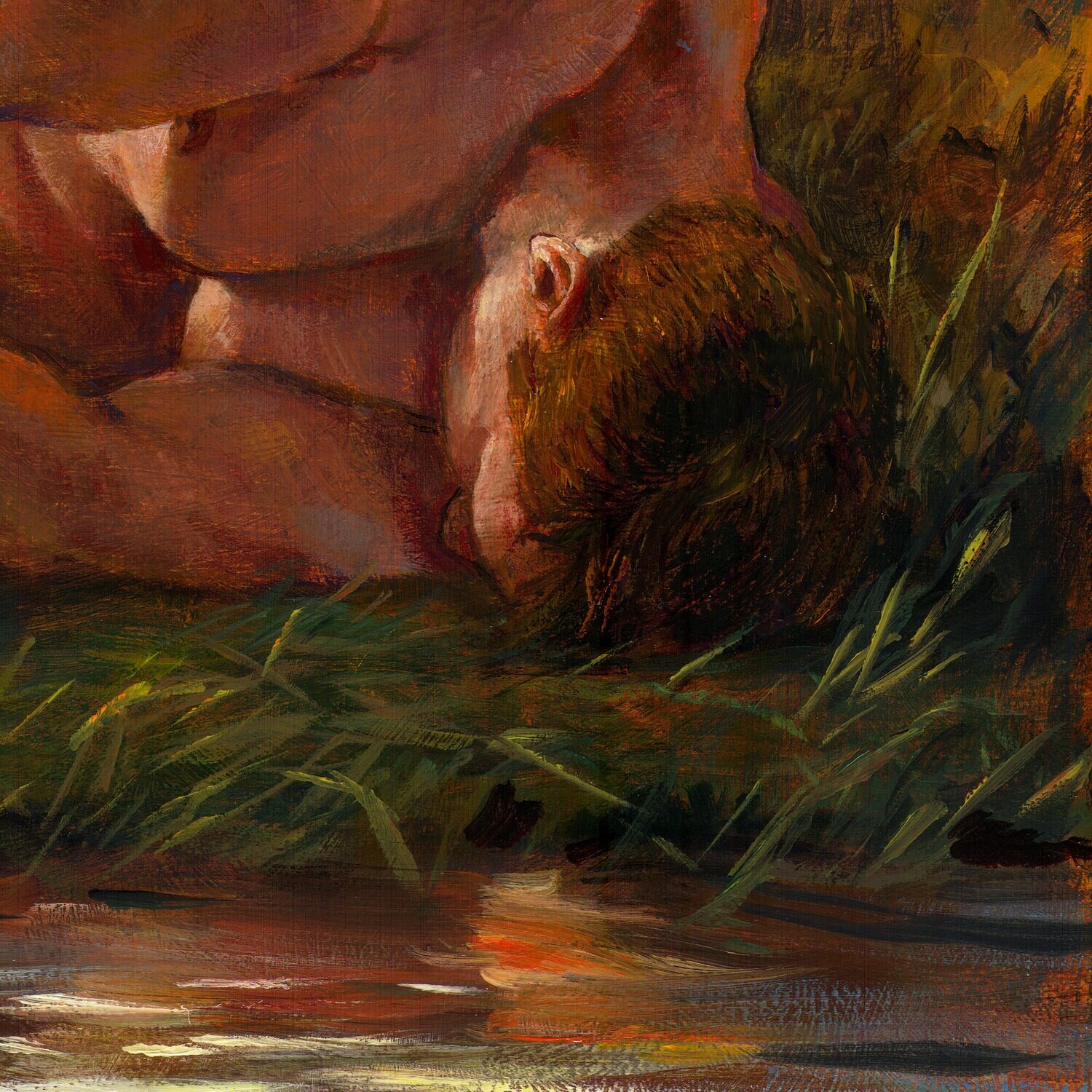 "The Destination" Original Framed Painting on Panel | Free Shipping Worldwide