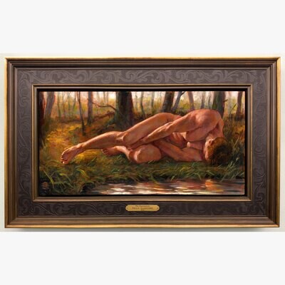 &quot;The Destination&quot; Original Framed Painting on Panel | Free Shipping Worldwide