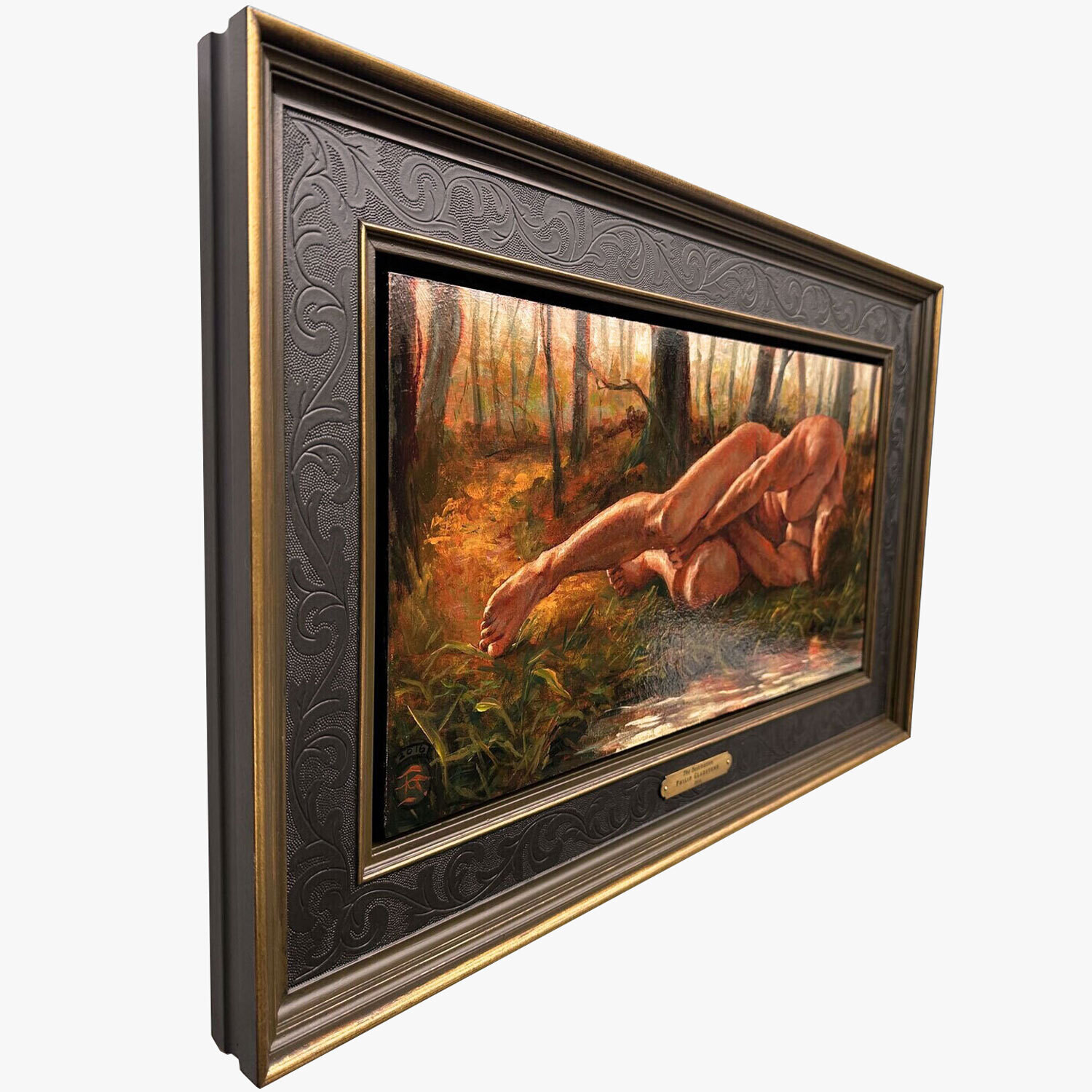 "The Destination" Original Framed Painting on Panel | Free Shipping Worldwide