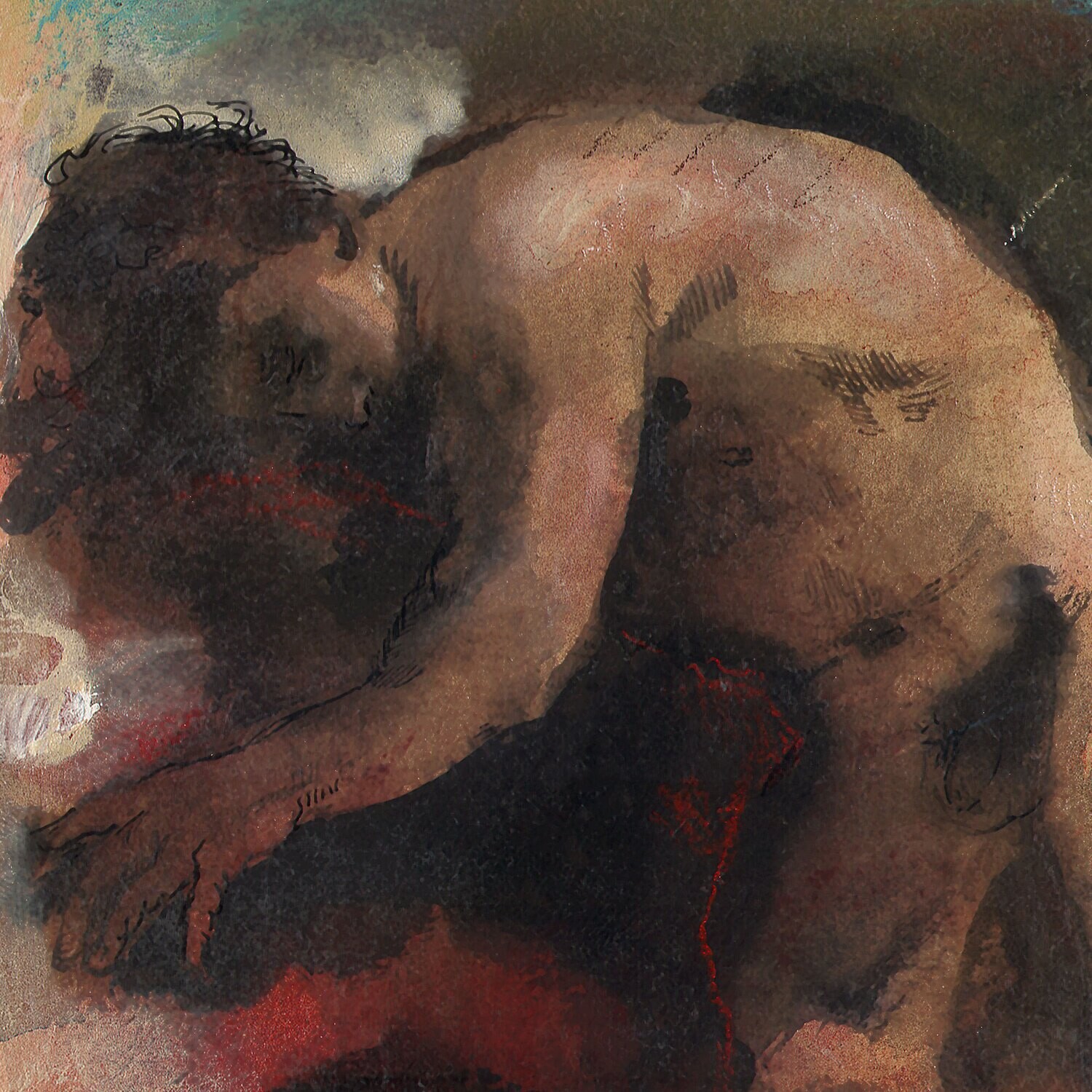 Untitled Original Mixed-Media Work on Paper | Free Shipping Worldwide