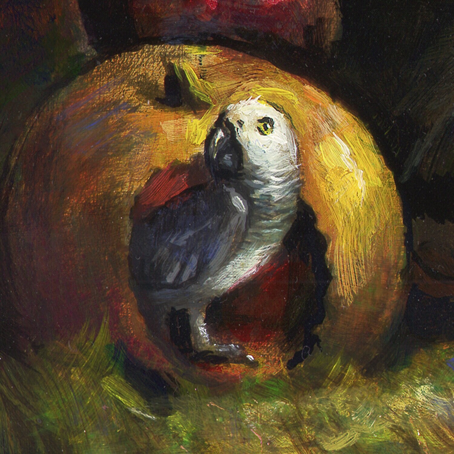 "OWOOO!" Original Painting on Panel | Free Shipping Worldwide