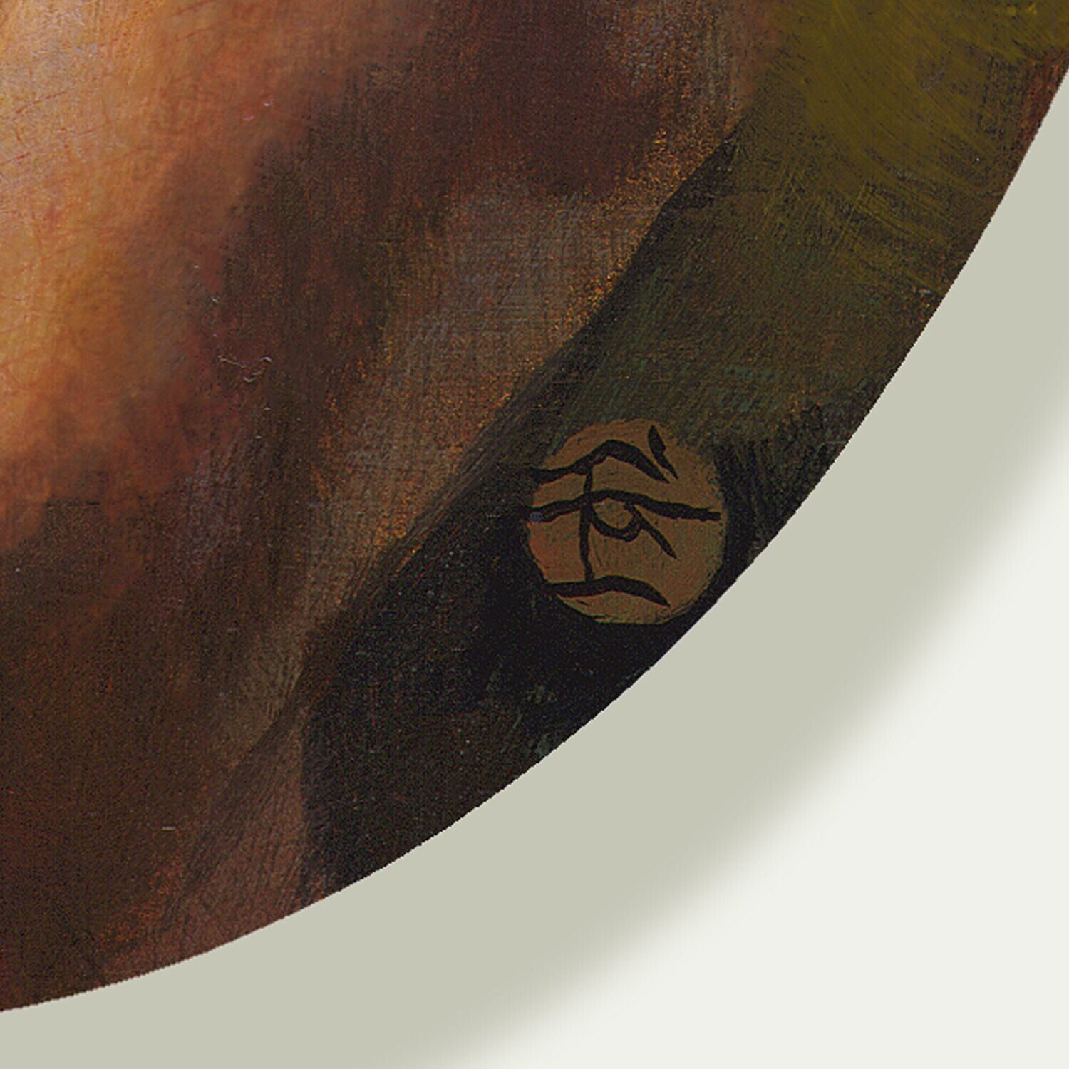 "Hope" (#2) Original Painting on Oval Panel | Free Shipping Worldwide