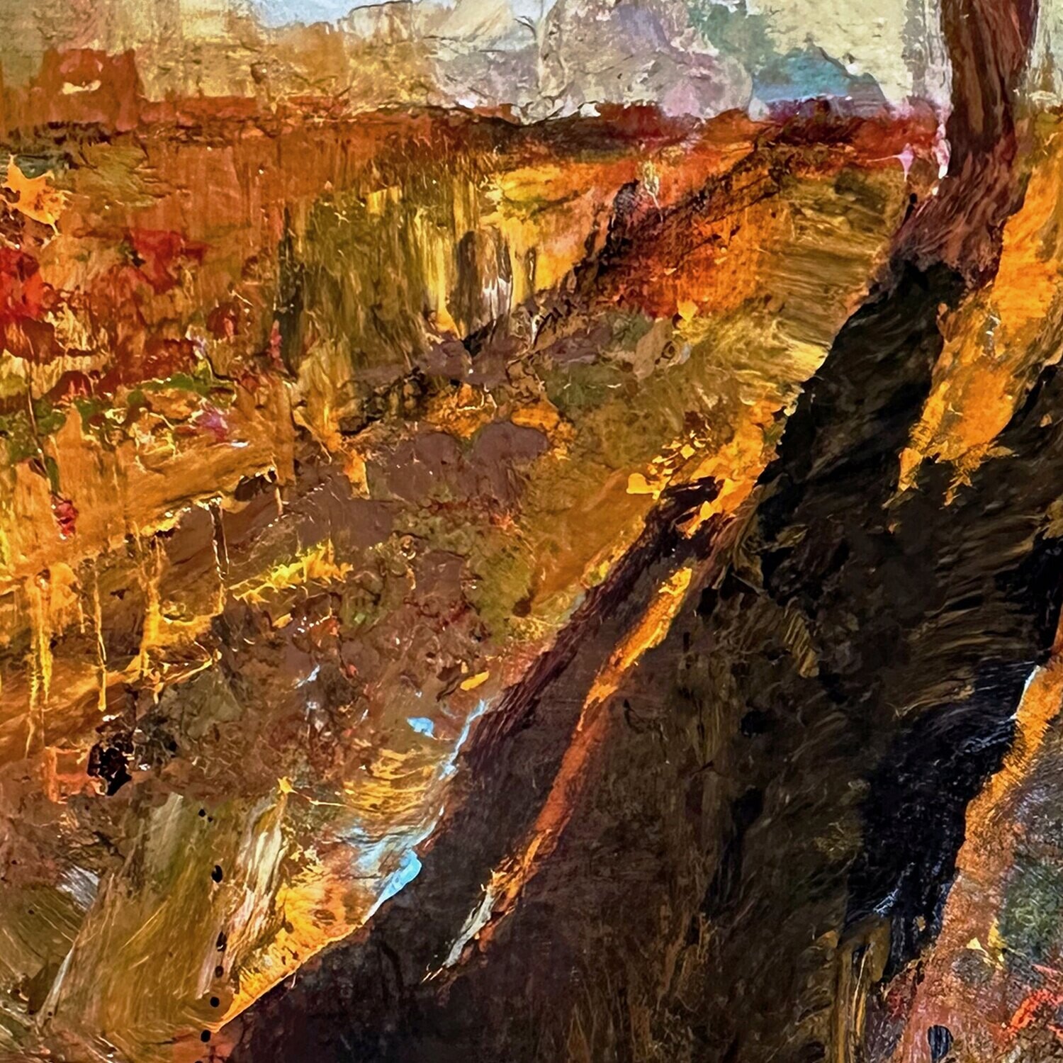 "The Path to Anywhere, Fast" Original Painting on Panel | Free Shipping Worldwide