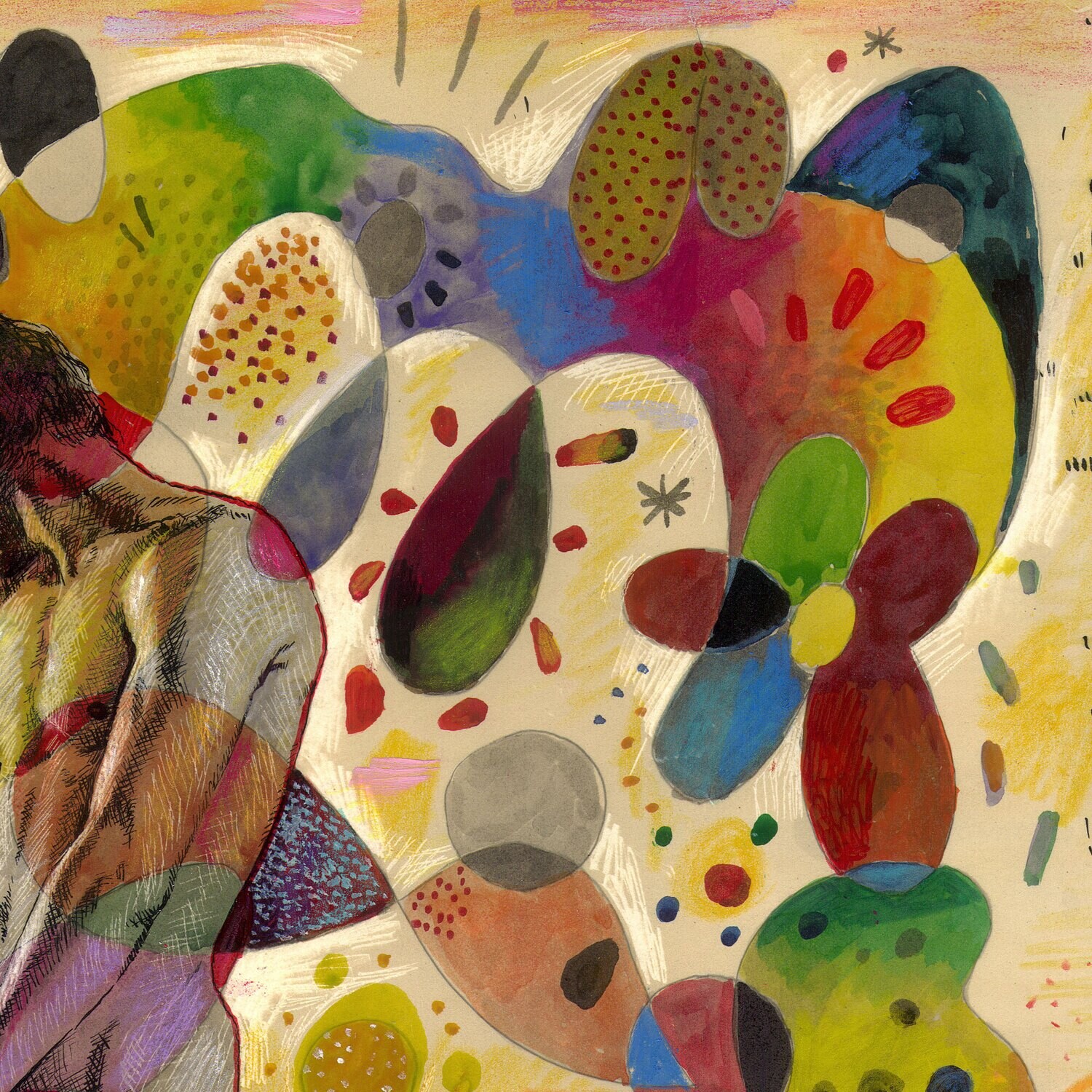 "The Rising" Original Mixed-Media Work on Paper | Free Shipping Worldwide
