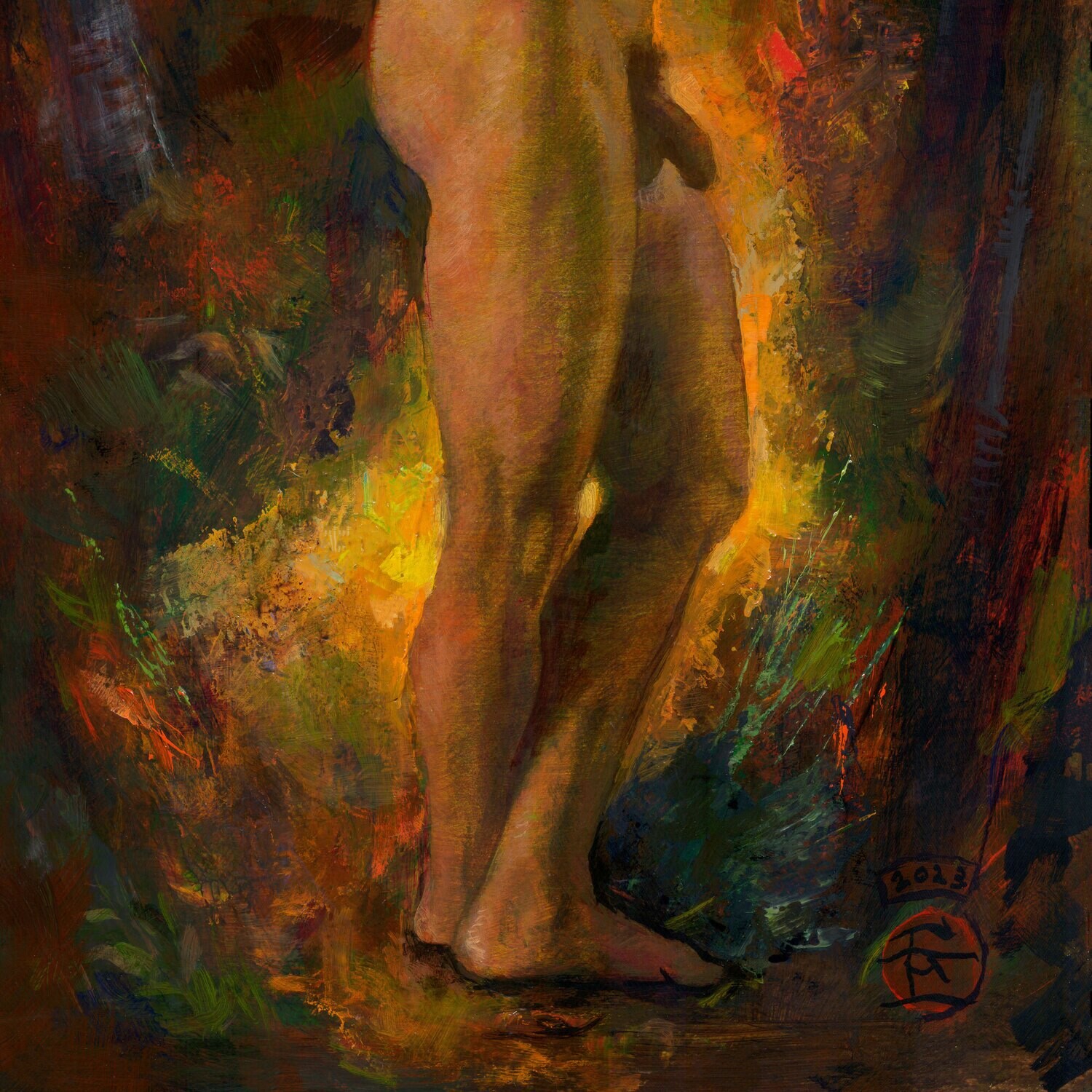 "Indecision" Original Painting on Panel | Free Shipping Worldwide