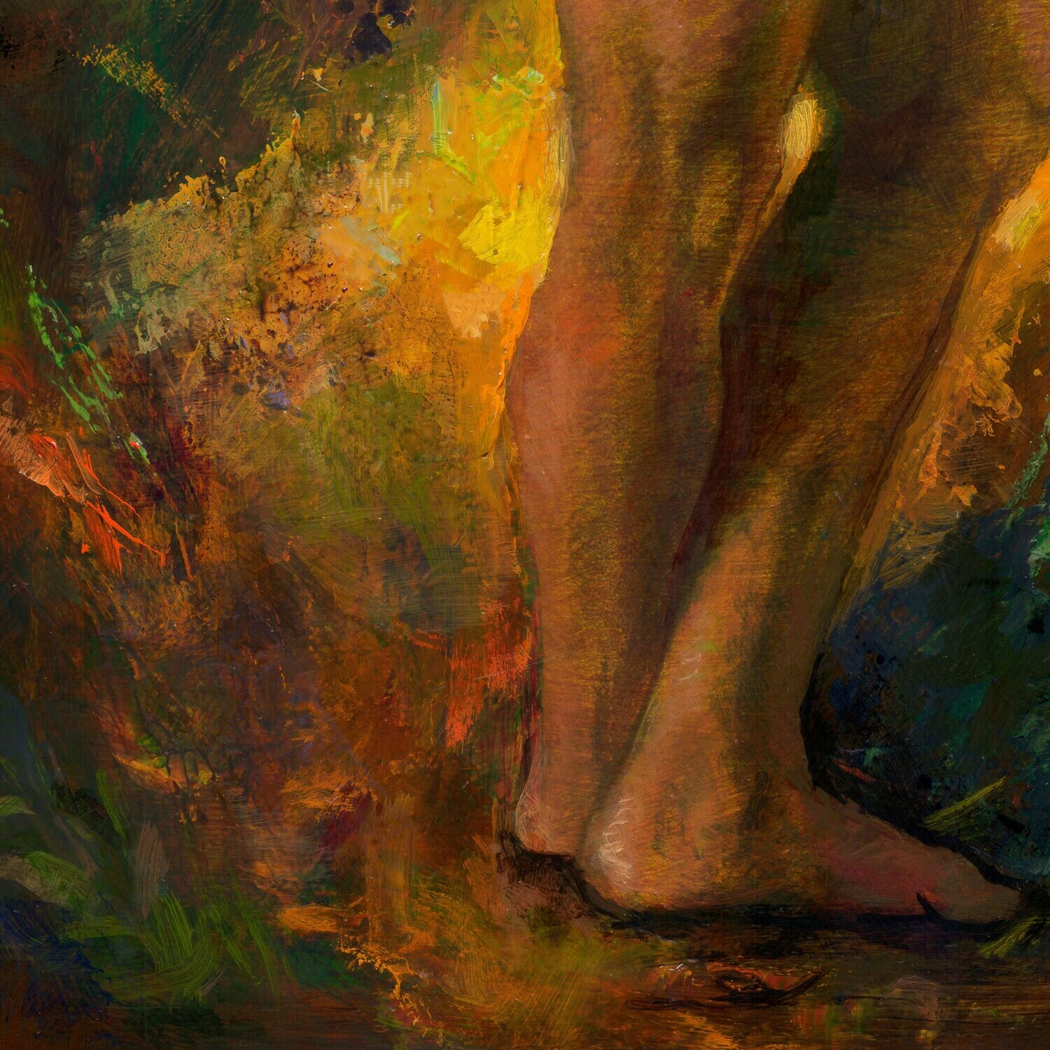 "Indecision" Original Painting on Panel | Free Shipping Worldwide