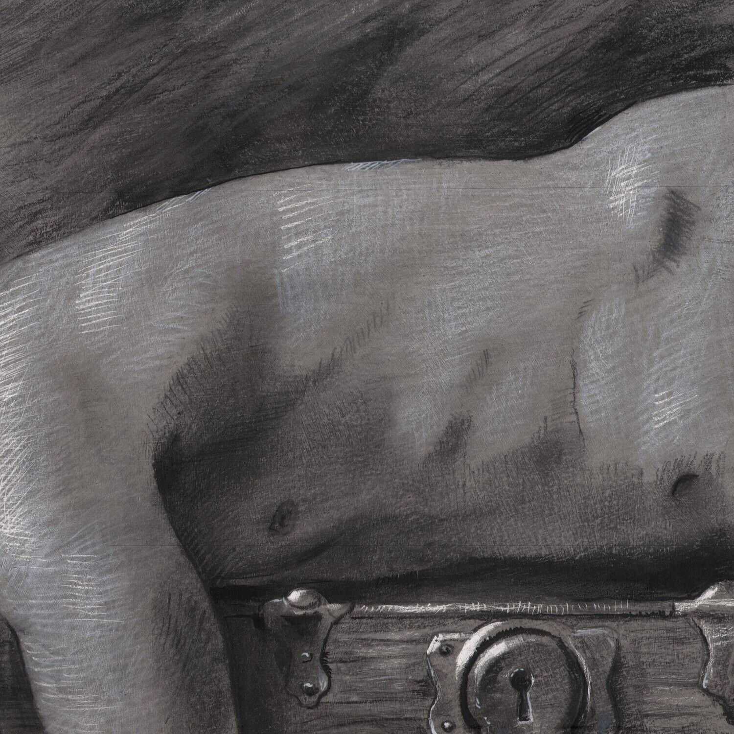 "Secrets" Original Grisaille Work on Paper | Free Shipping Worldwide