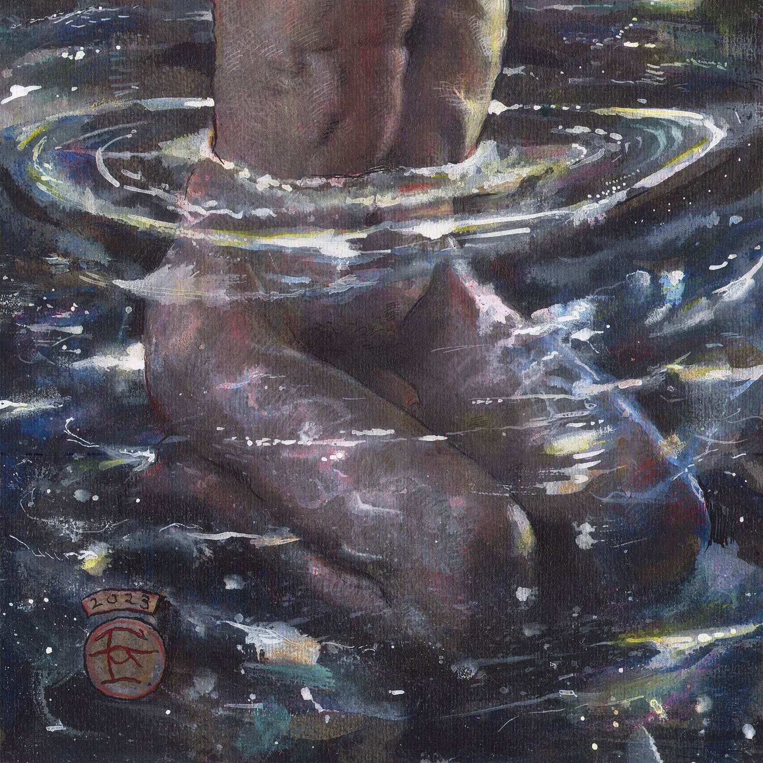 "The Awakening" Original Work on Paper | Free Shipping Worldwide