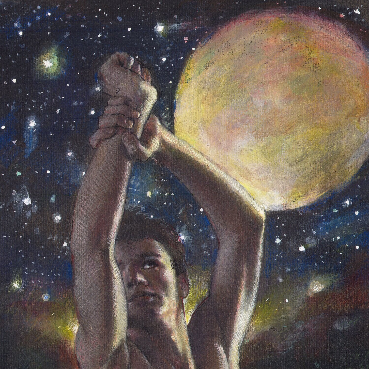"The Awakening" Original Work on Paper | Free Shipping Worldwide