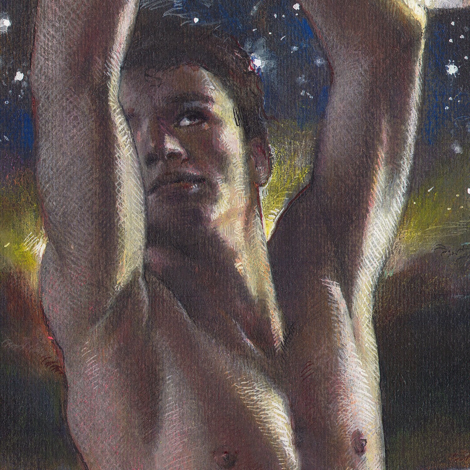 "The Awakening" Original Work on Paper | Free Shipping Worldwide