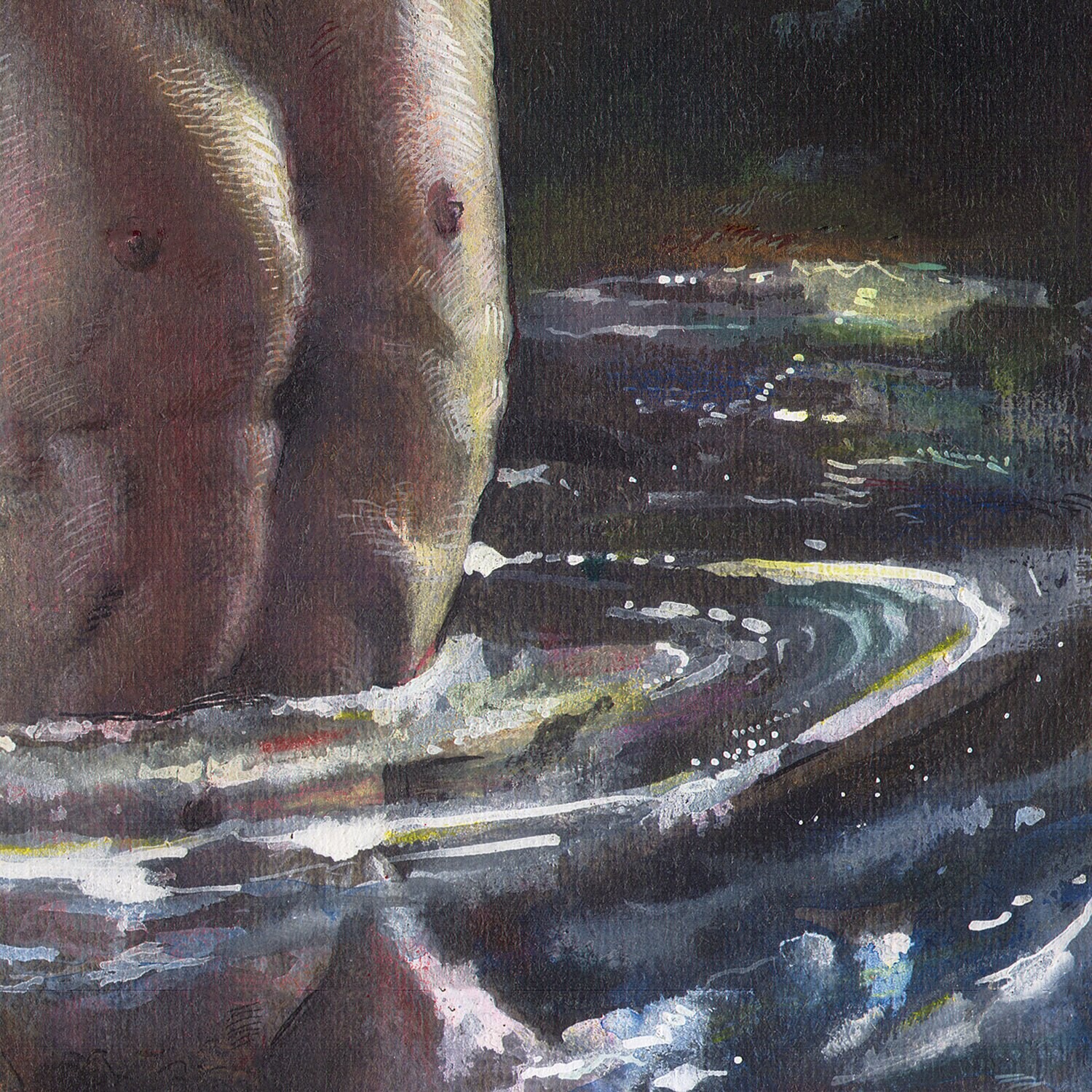 "The Awakening" Original Work on Paper | Free Shipping Worldwide