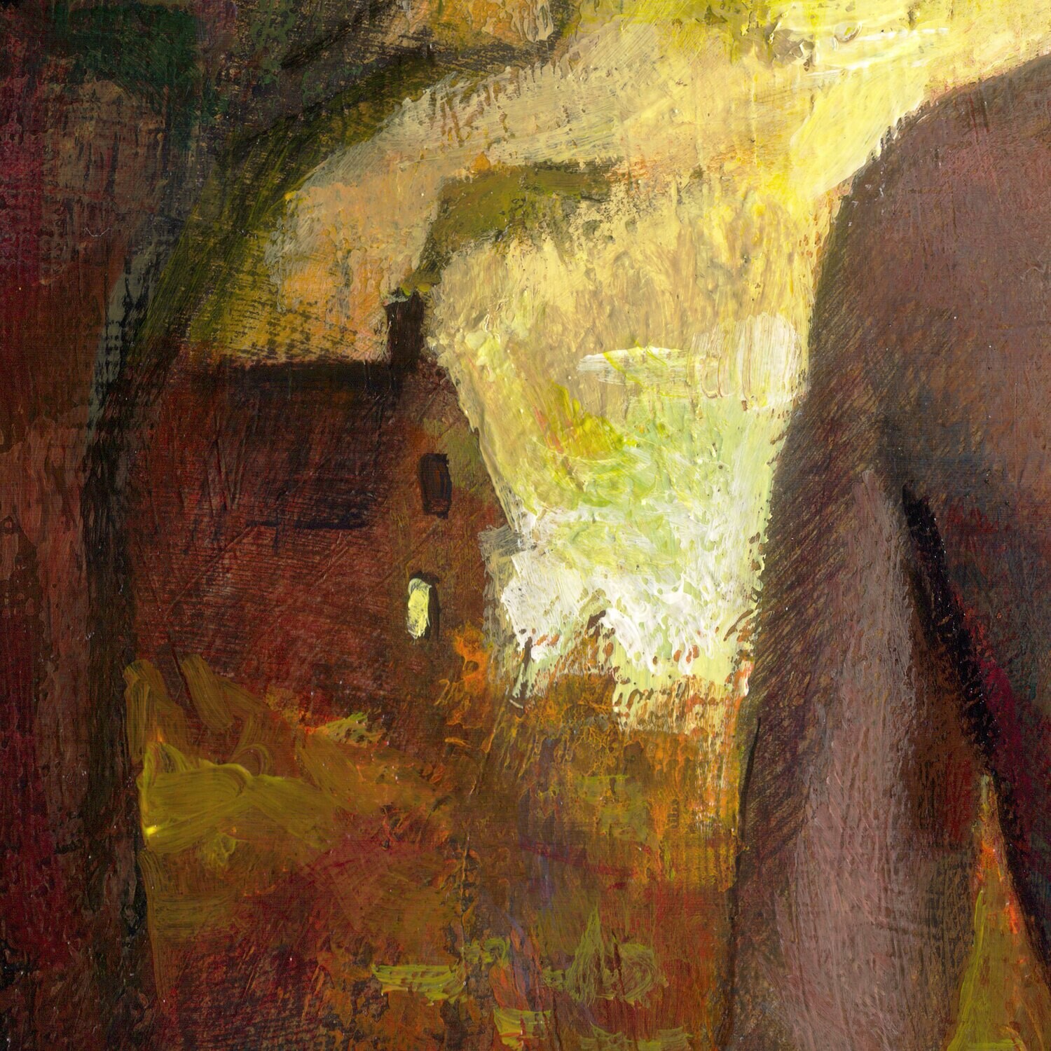 "The Path Home" Original Painting on Panel | Free Shipping Worldwide