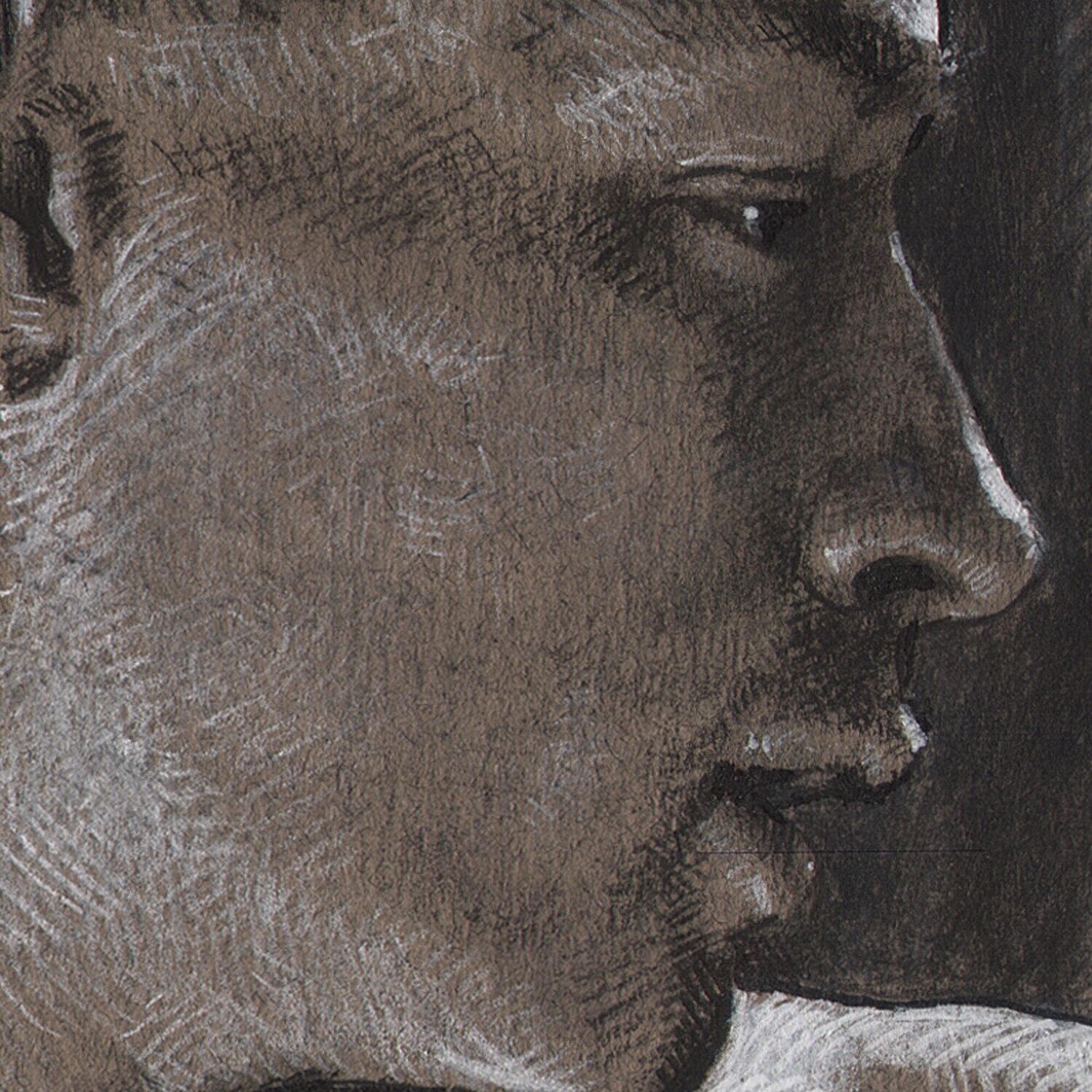 "Room for One" | Original Grisaille Work on Paper | Free Shipping Worldwide