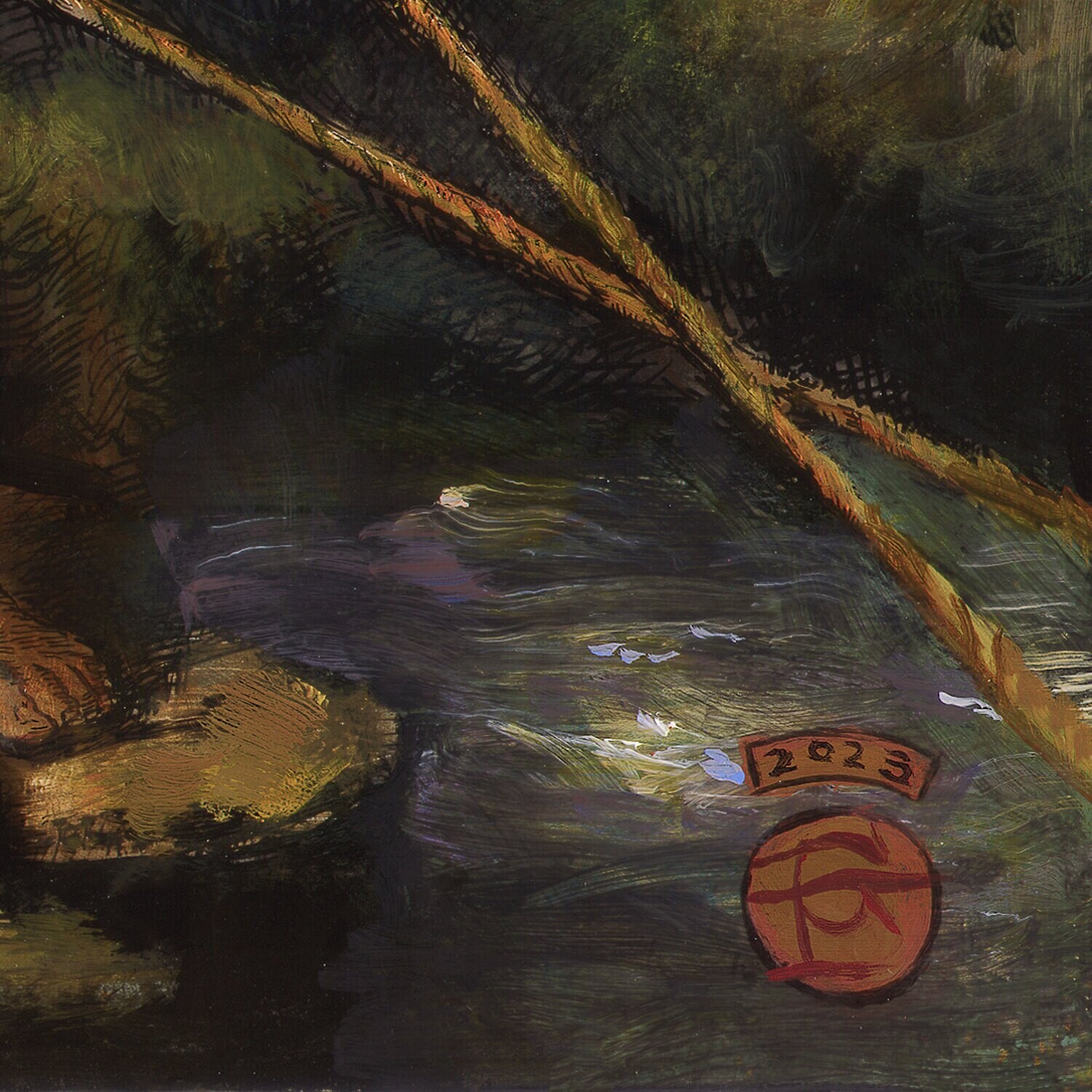 "Rope" Original Painting on Panel | Free Shipping Worldwide