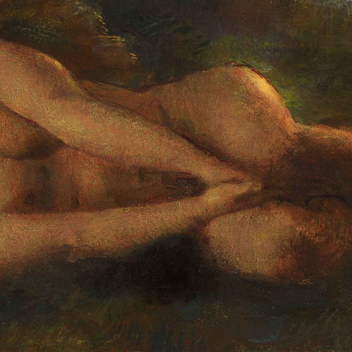 "Icarus Fallen" Original Painting on Panel | Free Shipping Worldwide