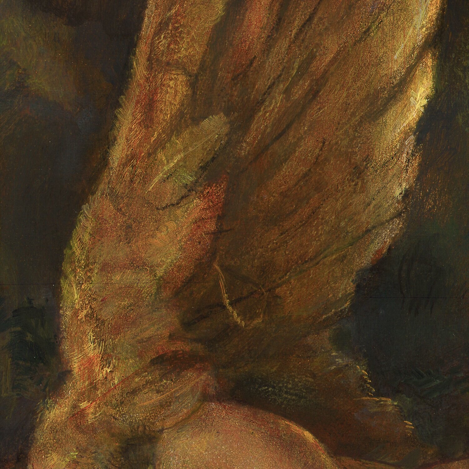 "Icarus Fallen" Original Painting on Panel | Free Shipping Worldwide
