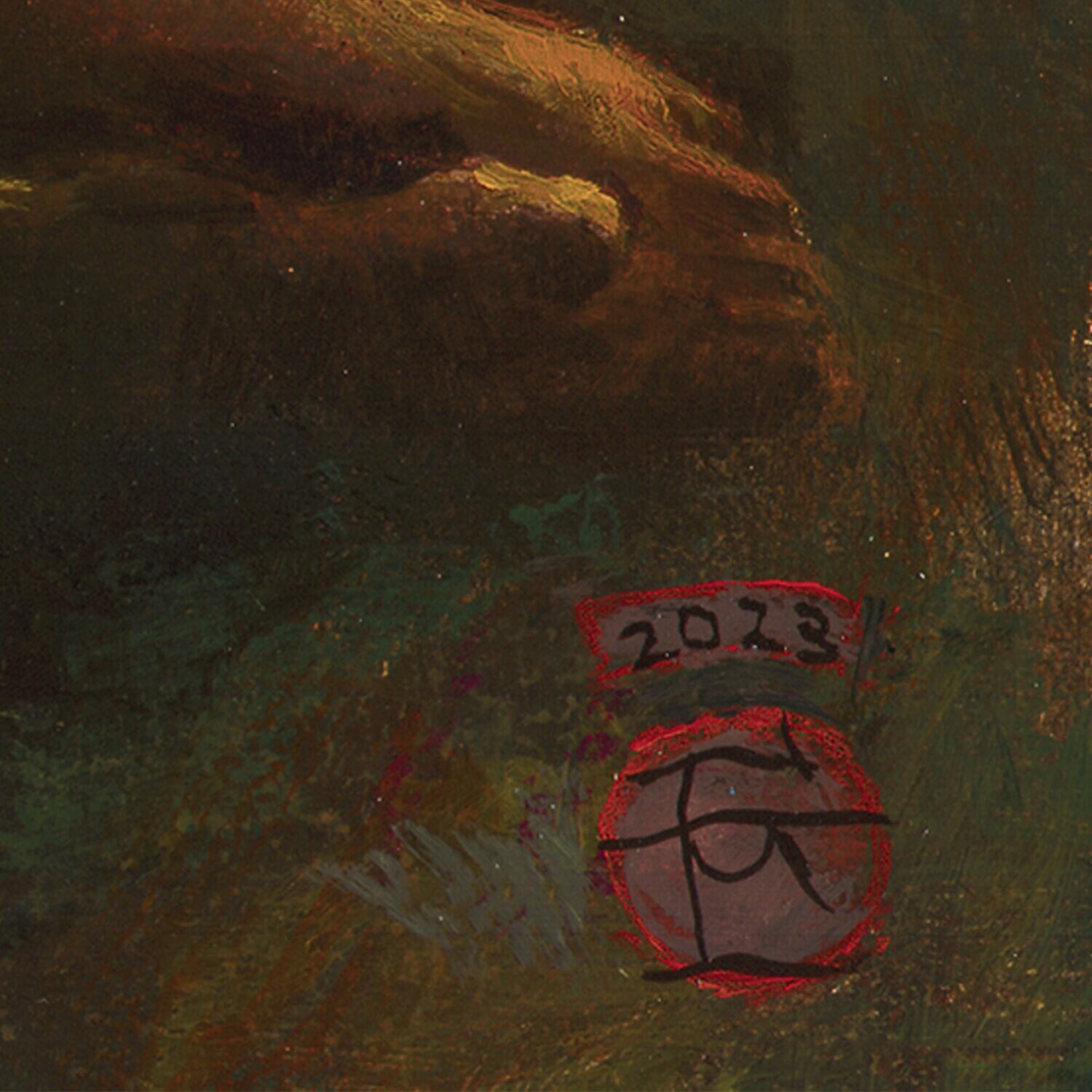 "Icarus Fallen" Original Painting on Panel | Free Shipping Worldwide