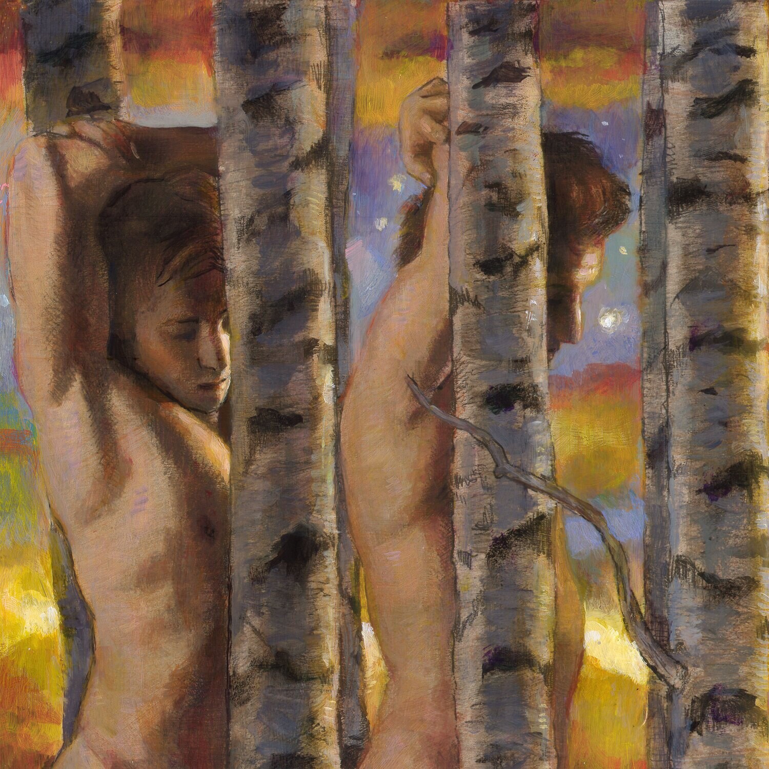 "The Turning" Original Painting on Panel | Free Shipping Worldwide