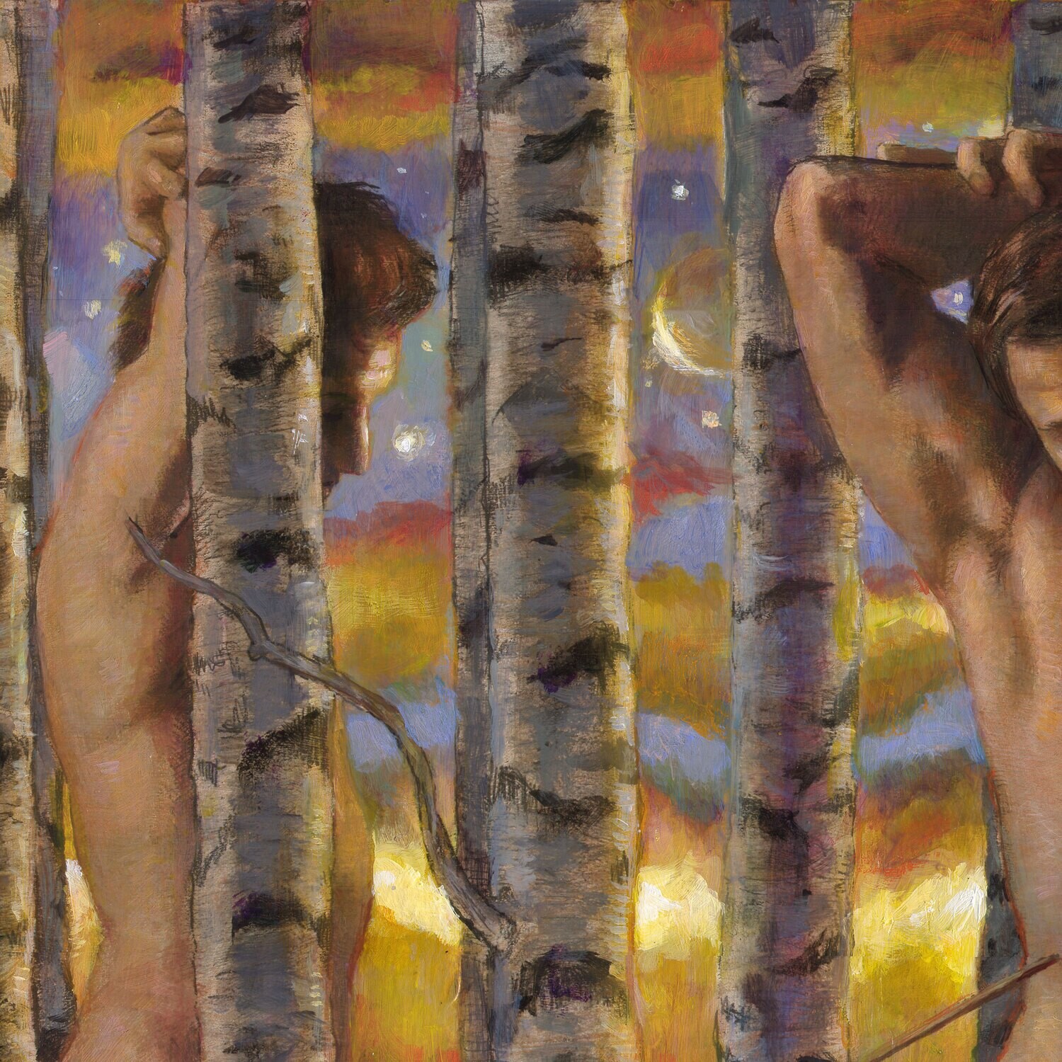 "The Turning" Original Painting on Panel | Free Shipping Worldwide